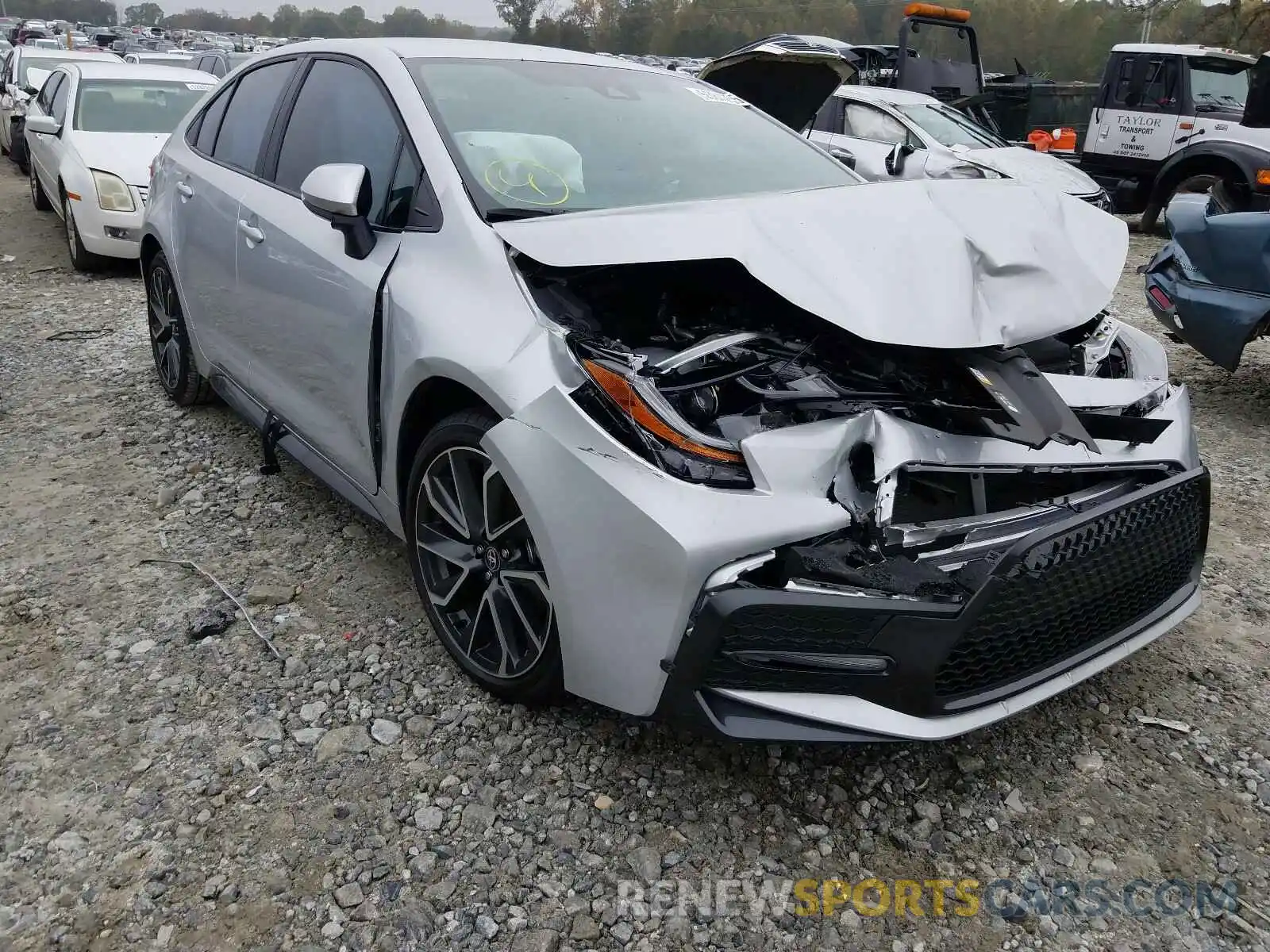 1 Photograph of a damaged car 5YFS4RCE8LP051541 TOYOTA COROLLA 2020