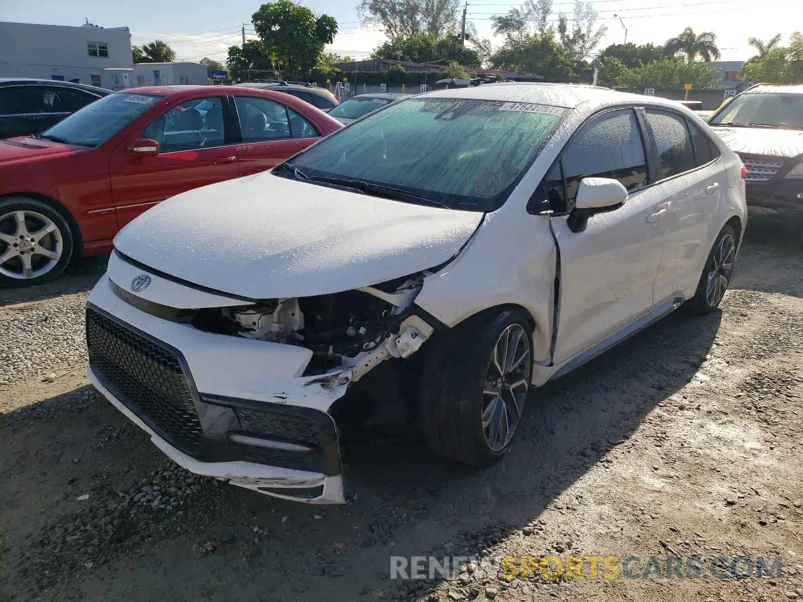 2 Photograph of a damaged car 5YFS4RCE8LP051815 TOYOTA COROLLA 2020