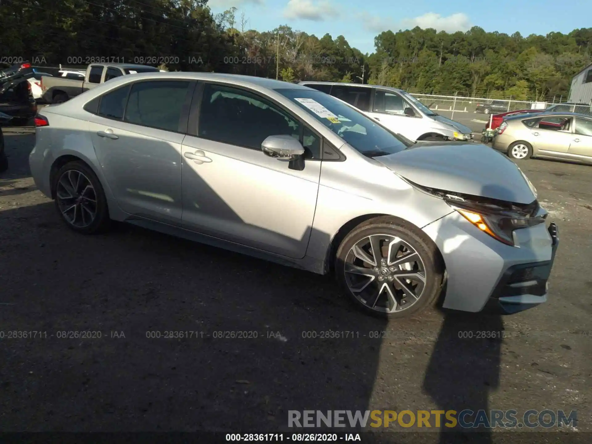 1 Photograph of a damaged car 5YFS4RCE8LP051958 TOYOTA COROLLA 2020