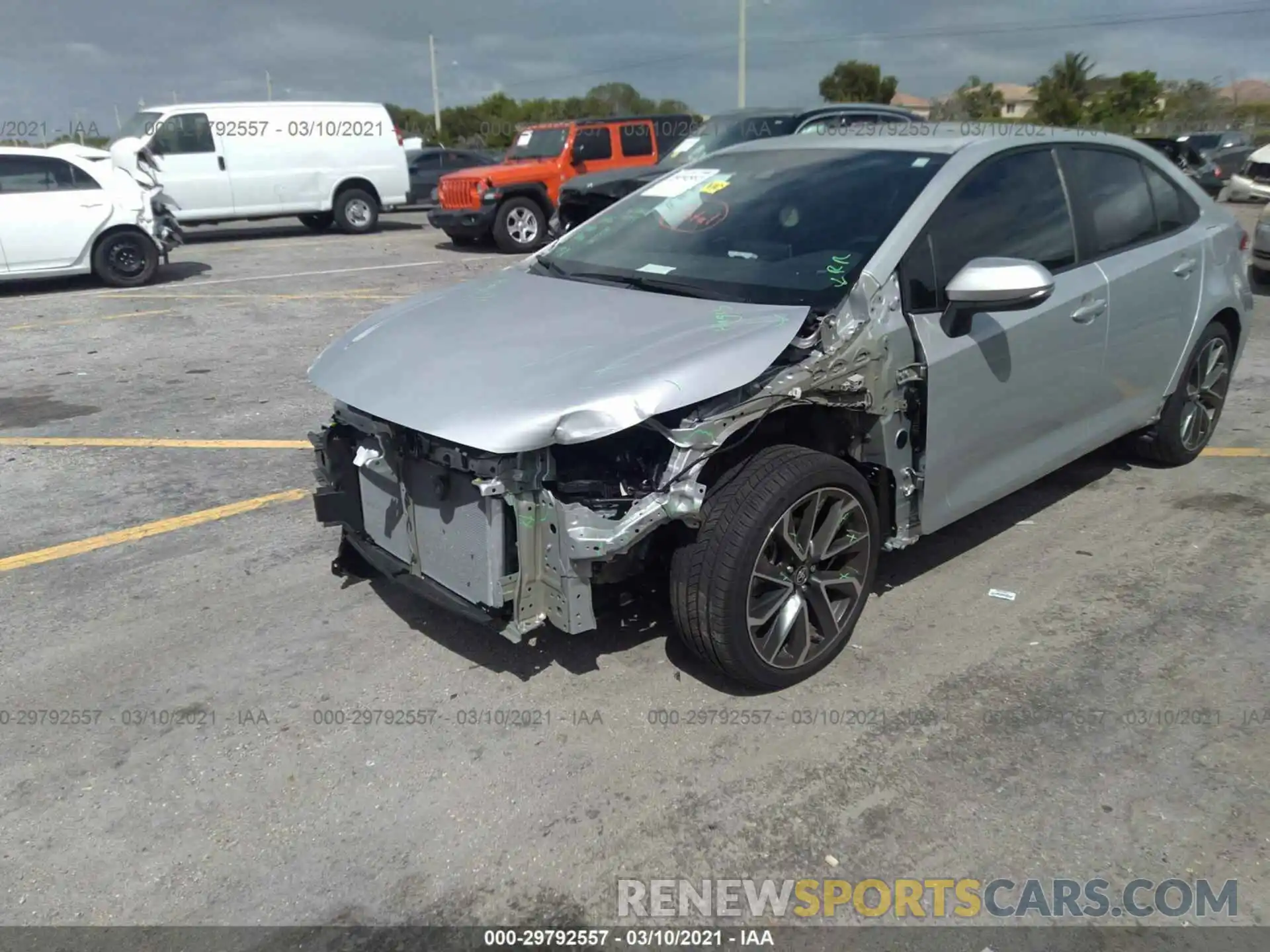 6 Photograph of a damaged car 5YFS4RCE8LP053029 TOYOTA COROLLA 2020