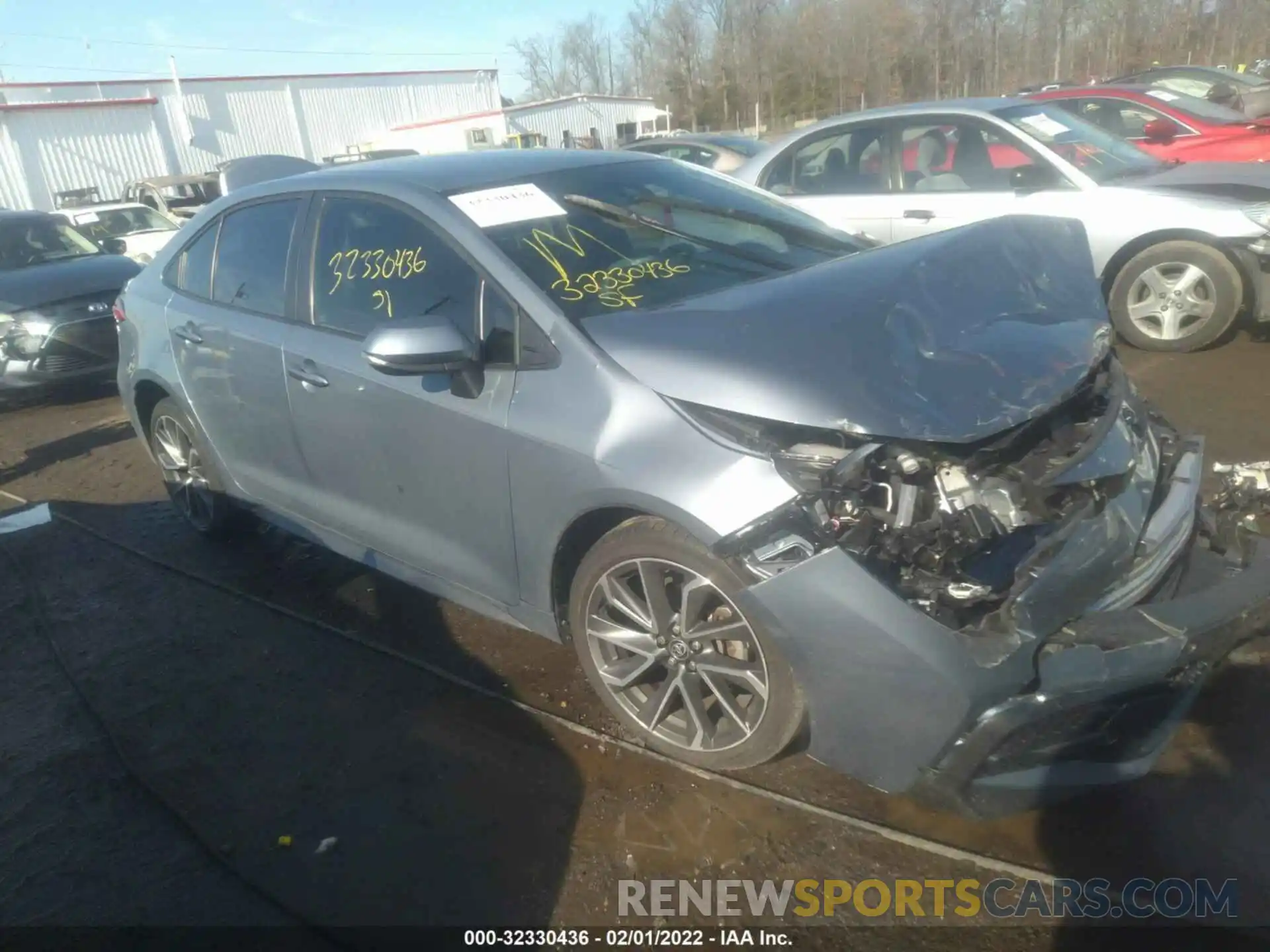 1 Photograph of a damaged car 5YFS4RCE8LP053841 TOYOTA COROLLA 2020