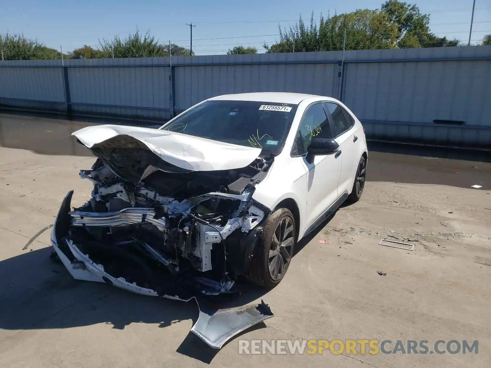 2 Photograph of a damaged car 5YFS4RCE8LP054844 TOYOTA COROLLA 2020