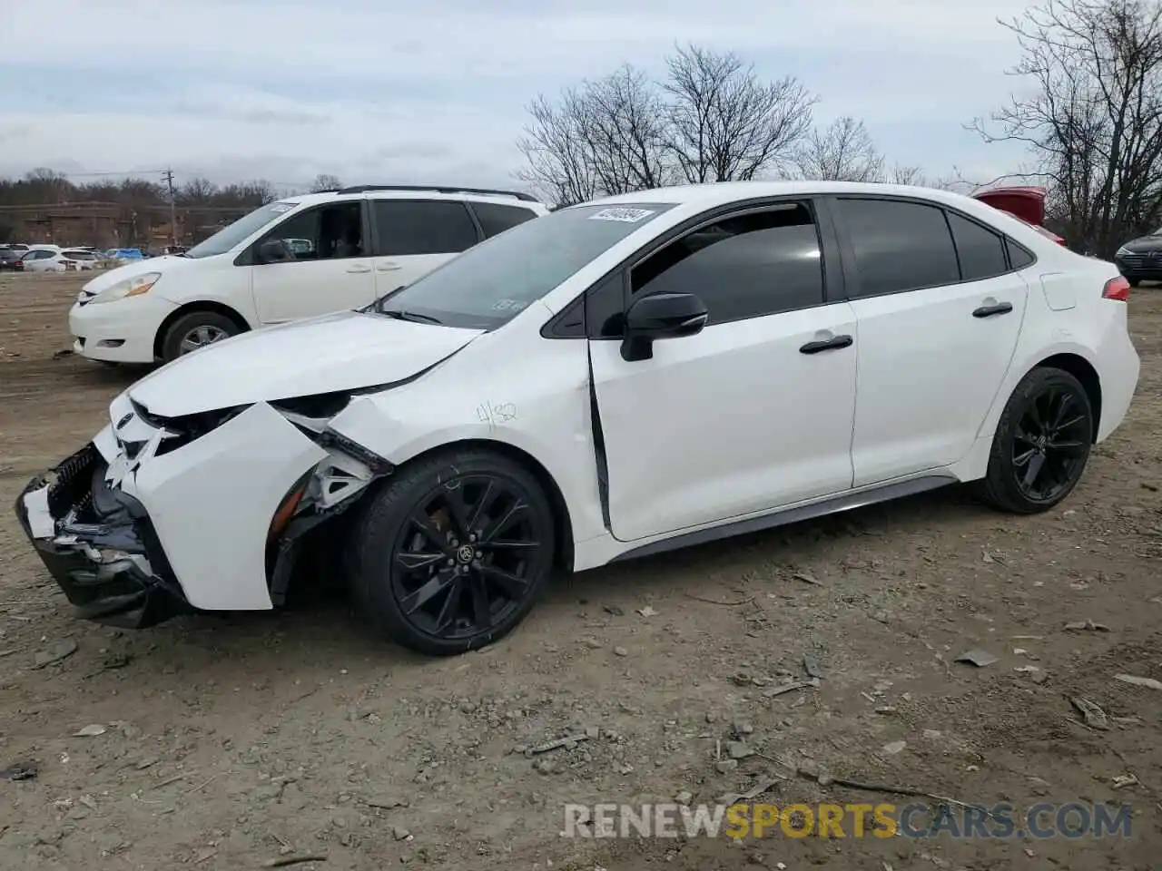 1 Photograph of a damaged car 5YFS4RCE8LP055587 TOYOTA COROLLA 2020