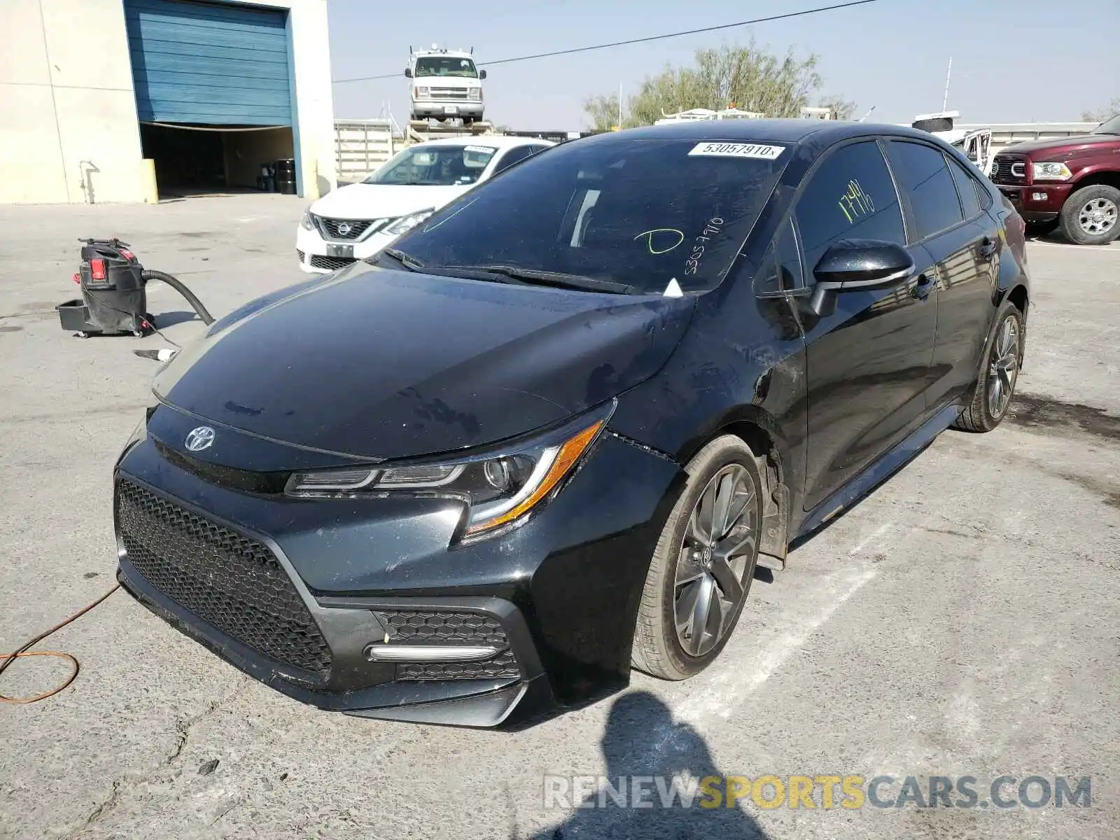 2 Photograph of a damaged car 5YFS4RCE8LP056707 TOYOTA COROLLA 2020