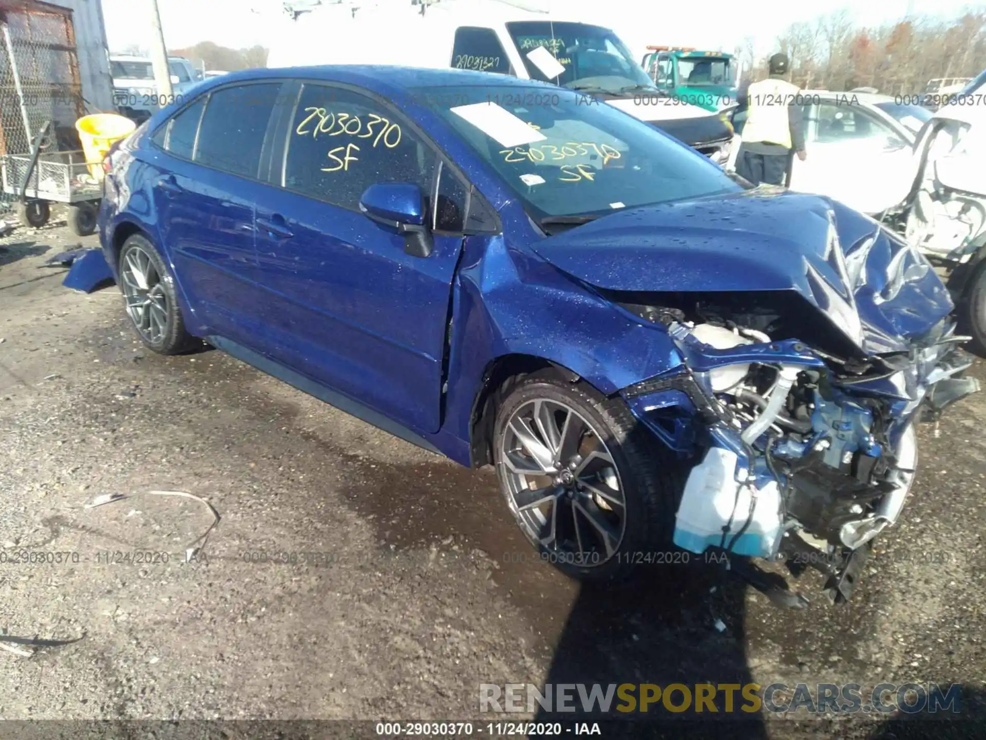 1 Photograph of a damaged car 5YFS4RCE9LP019942 TOYOTA COROLLA 2020