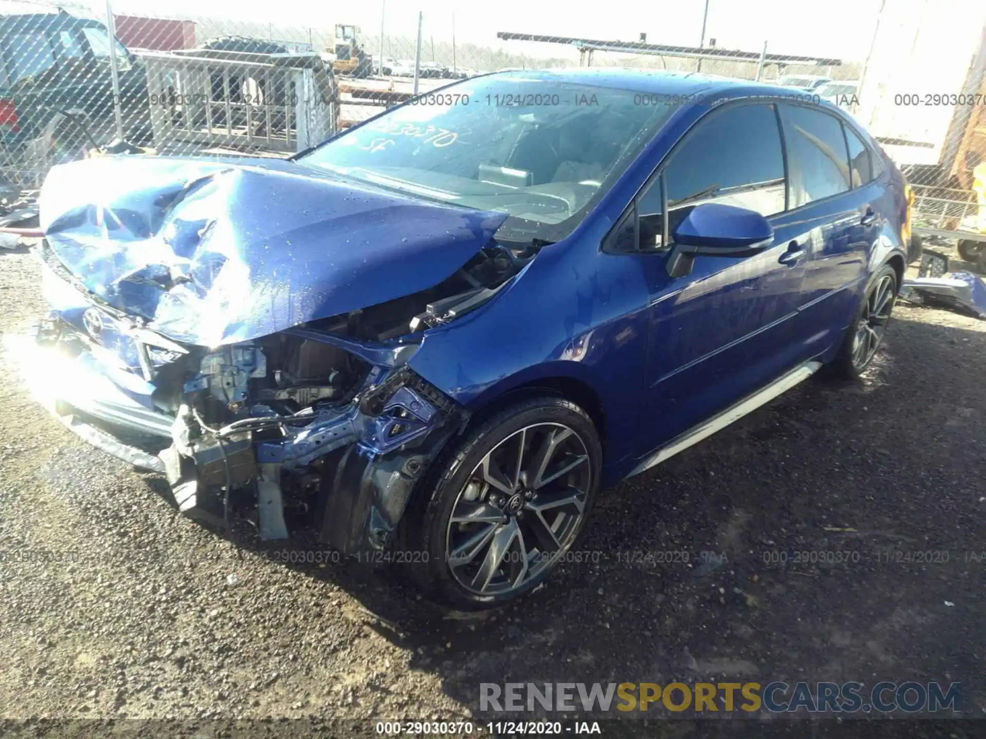 2 Photograph of a damaged car 5YFS4RCE9LP019942 TOYOTA COROLLA 2020