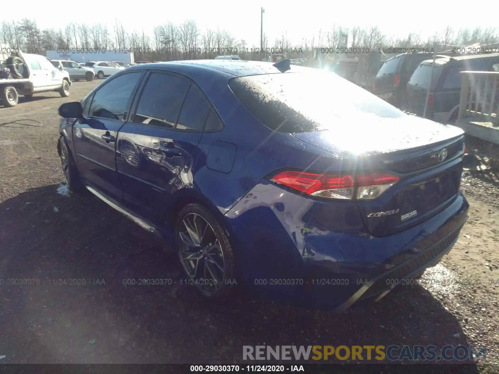 3 Photograph of a damaged car 5YFS4RCE9LP019942 TOYOTA COROLLA 2020