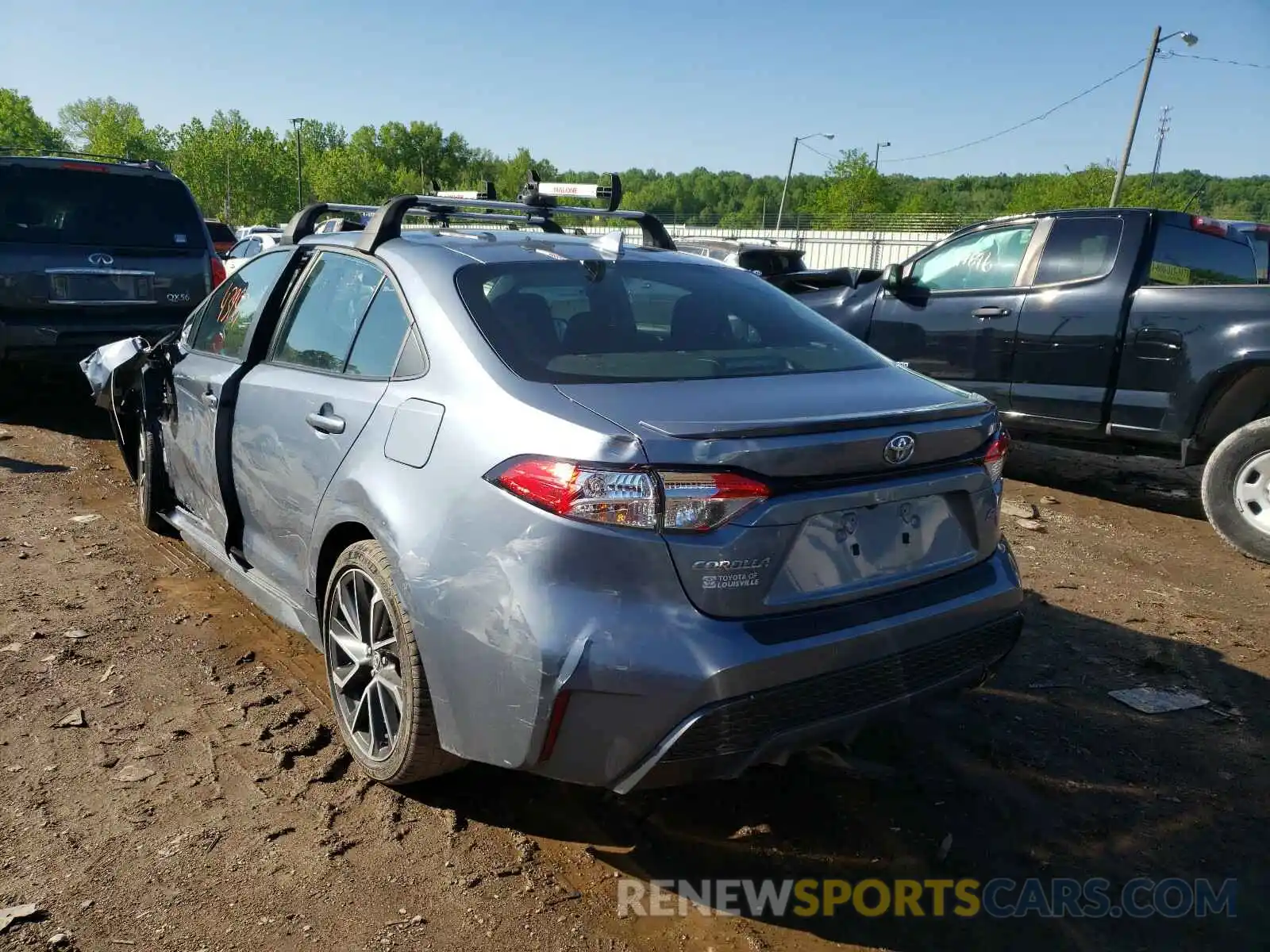 3 Photograph of a damaged car 5YFS4RCE9LP022470 TOYOTA COROLLA 2020