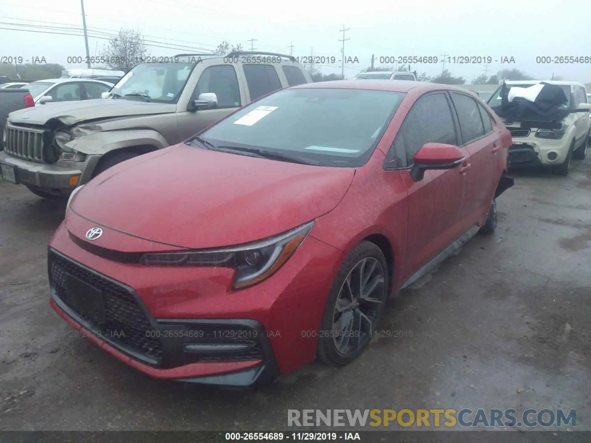 2 Photograph of a damaged car 5YFS4RCE9LP022744 TOYOTA COROLLA 2020