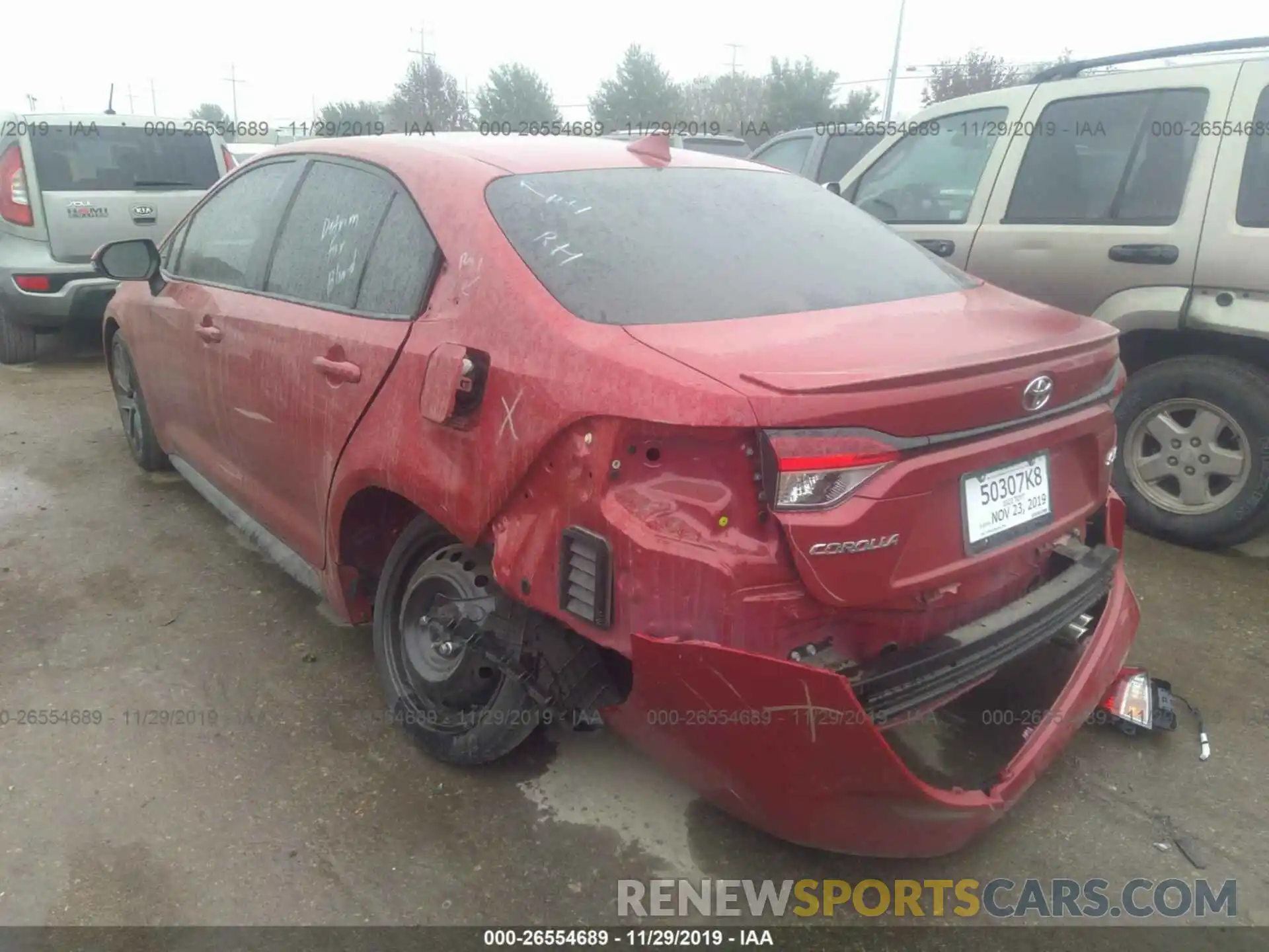 3 Photograph of a damaged car 5YFS4RCE9LP022744 TOYOTA COROLLA 2020