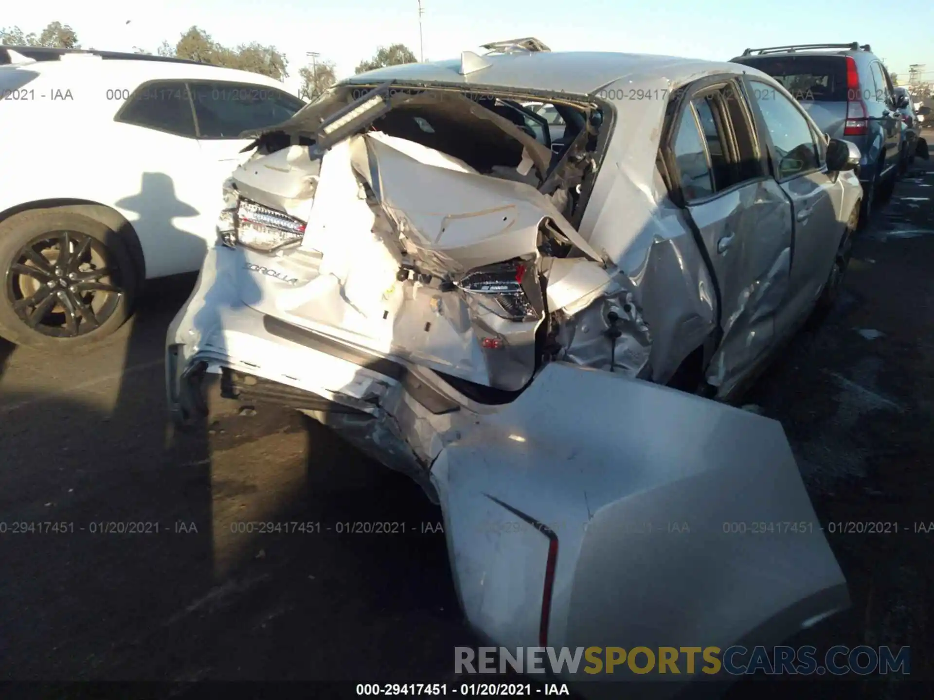 6 Photograph of a damaged car 5YFS4RCE9LP024154 TOYOTA COROLLA 2020