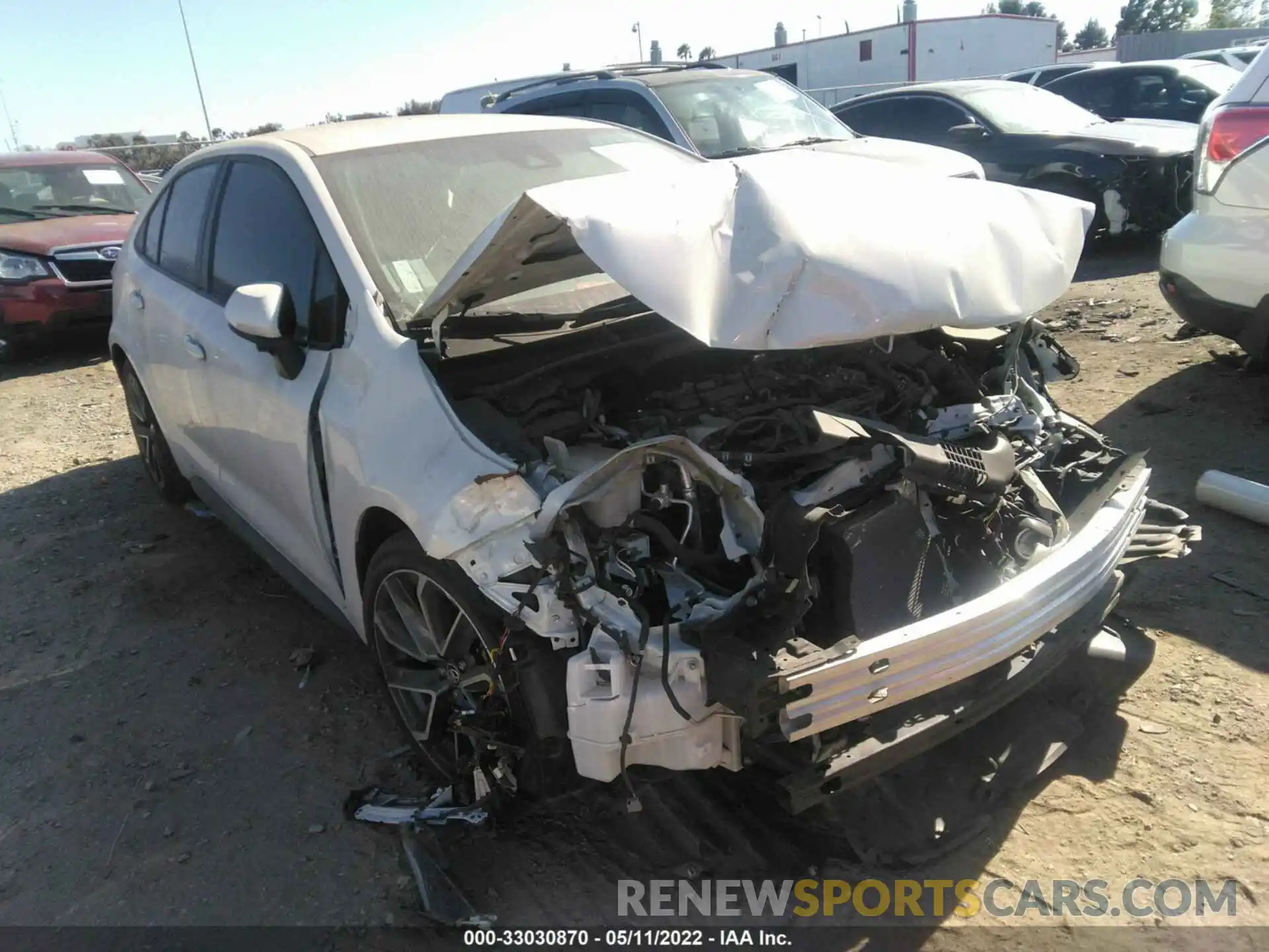 1 Photograph of a damaged car 5YFS4RCE9LP025613 TOYOTA COROLLA 2020