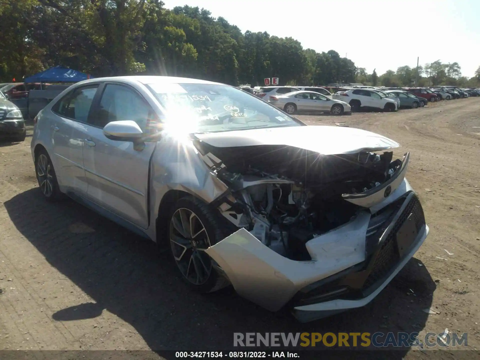 6 Photograph of a damaged car 5YFS4RCE9LP026860 TOYOTA COROLLA 2020