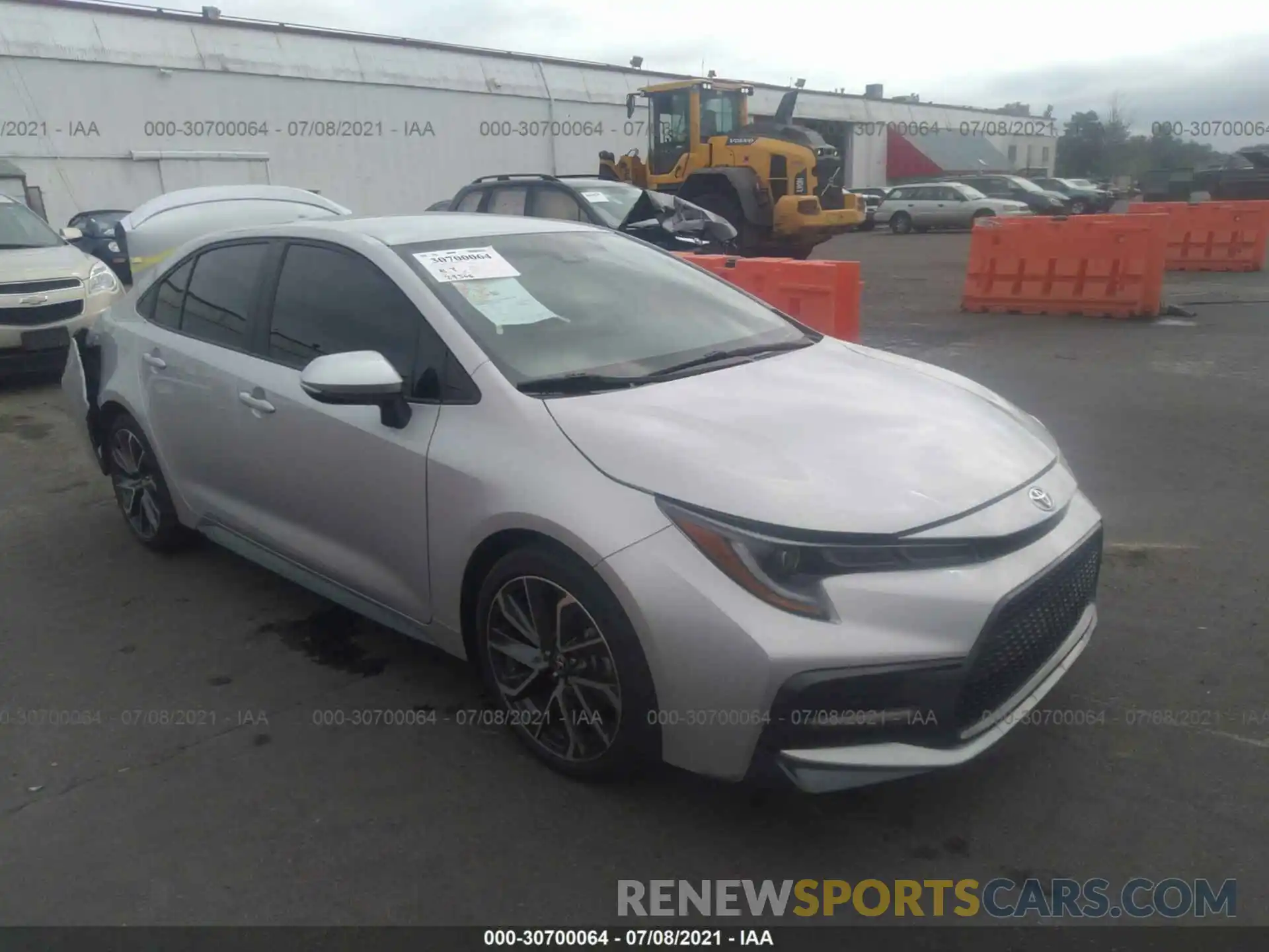 1 Photograph of a damaged car 5YFS4RCE9LP029600 TOYOTA COROLLA 2020