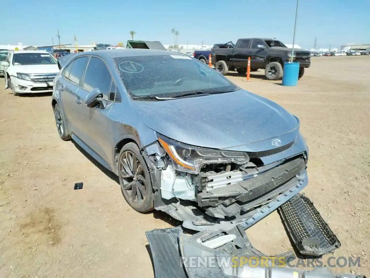 1 Photograph of a damaged car 5YFS4RCE9LP030214 TOYOTA COROLLA 2020