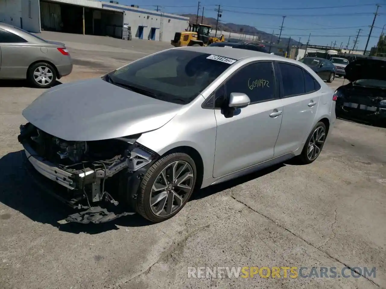 2 Photograph of a damaged car 5YFS4RCE9LP030679 TOYOTA COROLLA 2020