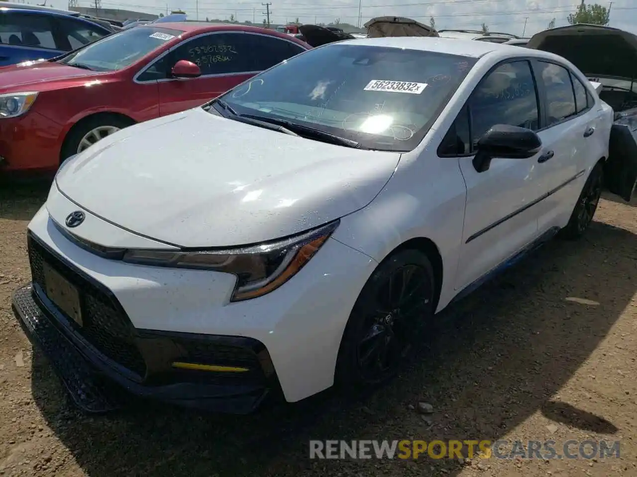 2 Photograph of a damaged car 5YFS4RCE9LP031086 TOYOTA COROLLA 2020