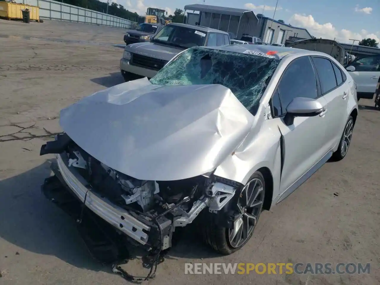 2 Photograph of a damaged car 5YFS4RCE9LP031783 TOYOTA COROLLA 2020