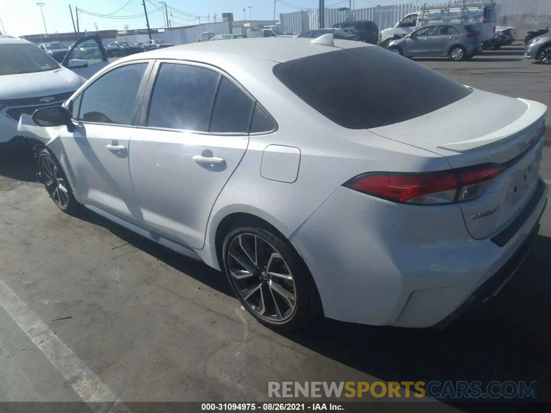 3 Photograph of a damaged car 5YFS4RCE9LP033470 TOYOTA COROLLA 2020