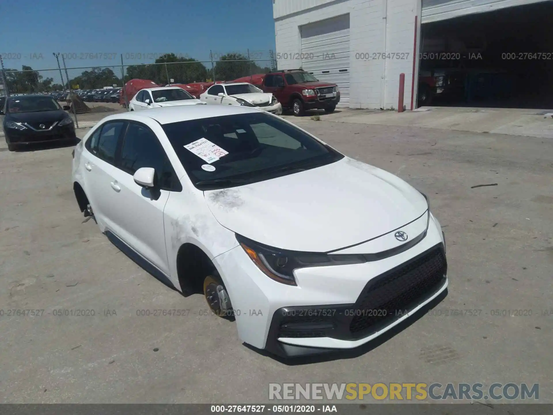 1 Photograph of a damaged car 5YFS4RCE9LP033954 TOYOTA COROLLA 2020