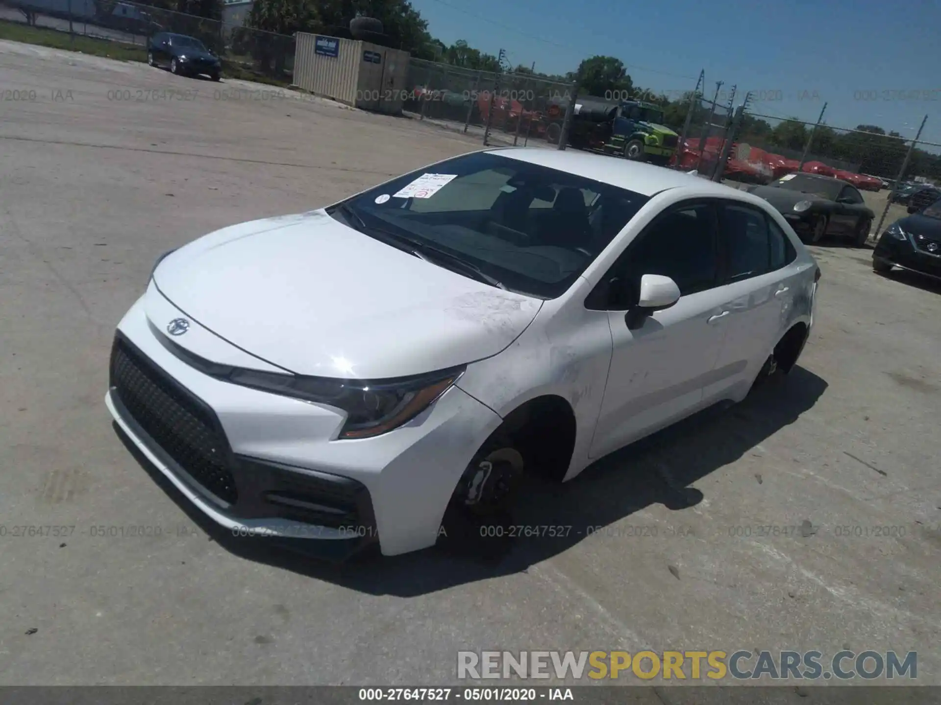 2 Photograph of a damaged car 5YFS4RCE9LP033954 TOYOTA COROLLA 2020