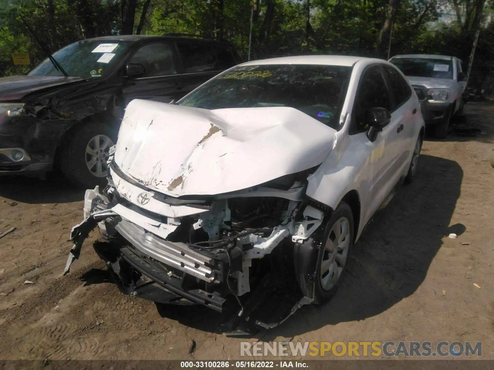 2 Photograph of a damaged car 5YFS4RCE9LP034067 TOYOTA COROLLA 2020