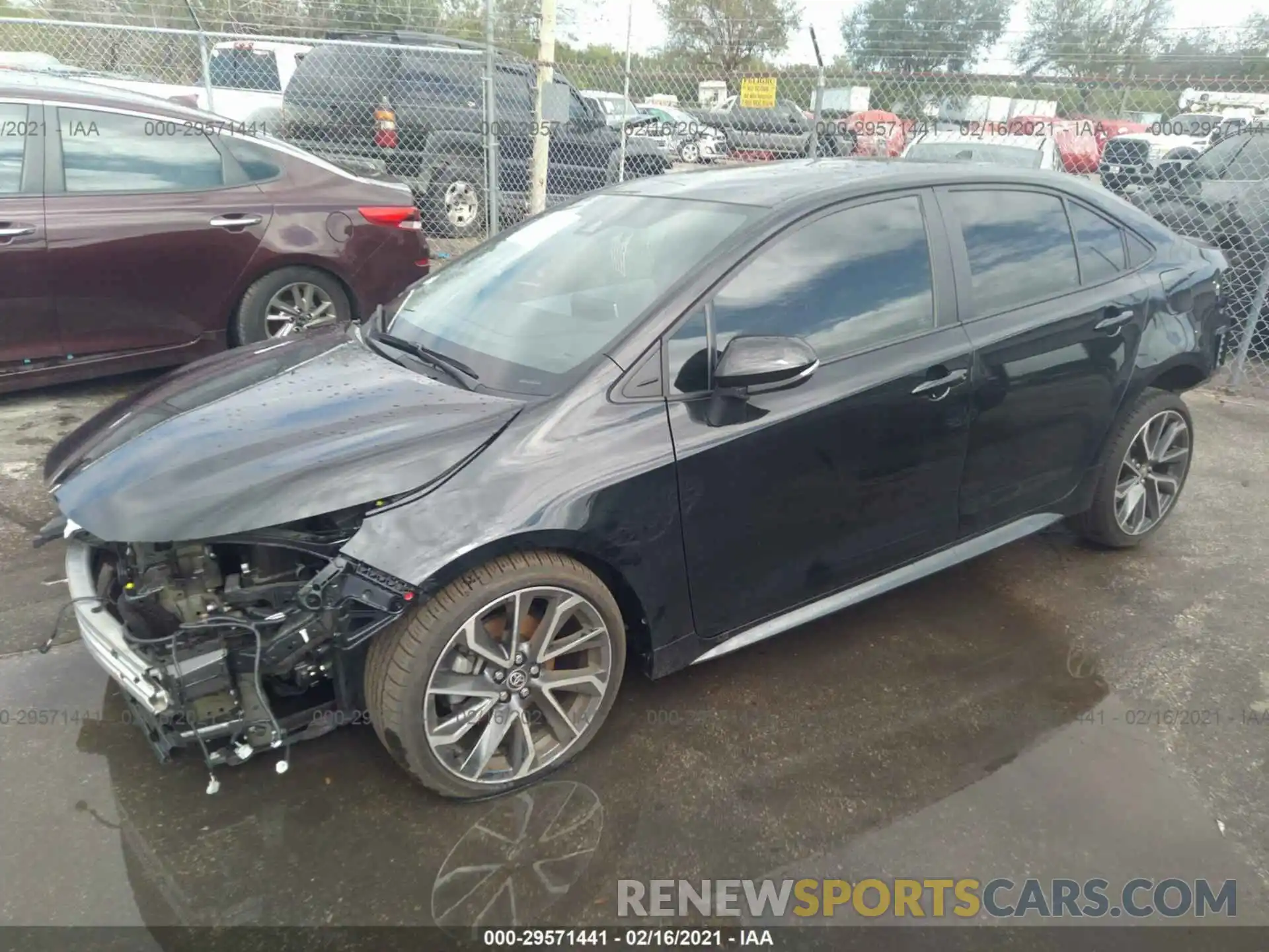 2 Photograph of a damaged car 5YFS4RCE9LP034151 TOYOTA COROLLA 2020