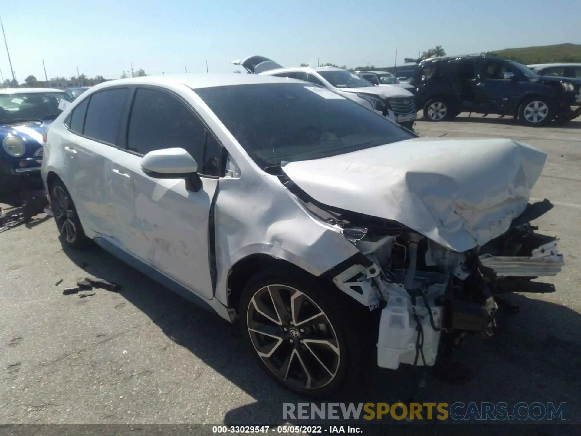 1 Photograph of a damaged car 5YFS4RCE9LP034490 TOYOTA COROLLA 2020