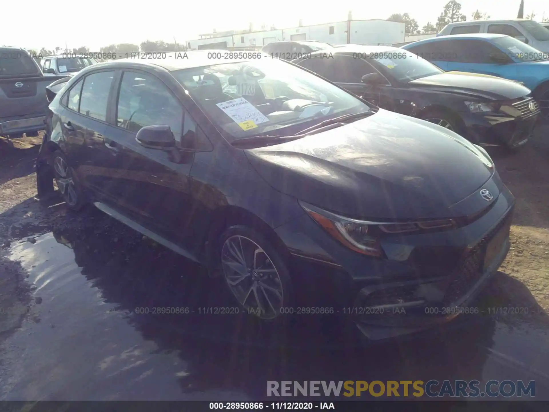 1 Photograph of a damaged car 5YFS4RCE9LP037356 TOYOTA COROLLA 2020