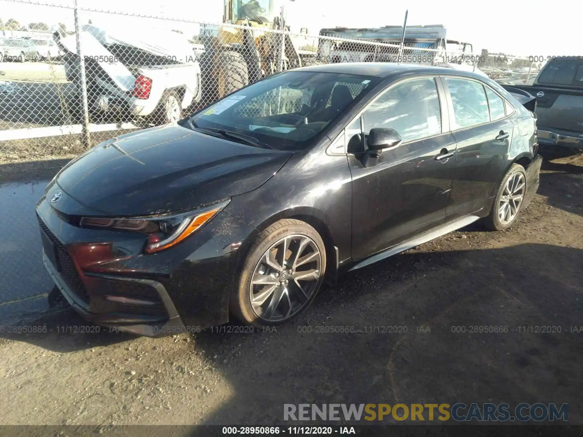 2 Photograph of a damaged car 5YFS4RCE9LP037356 TOYOTA COROLLA 2020