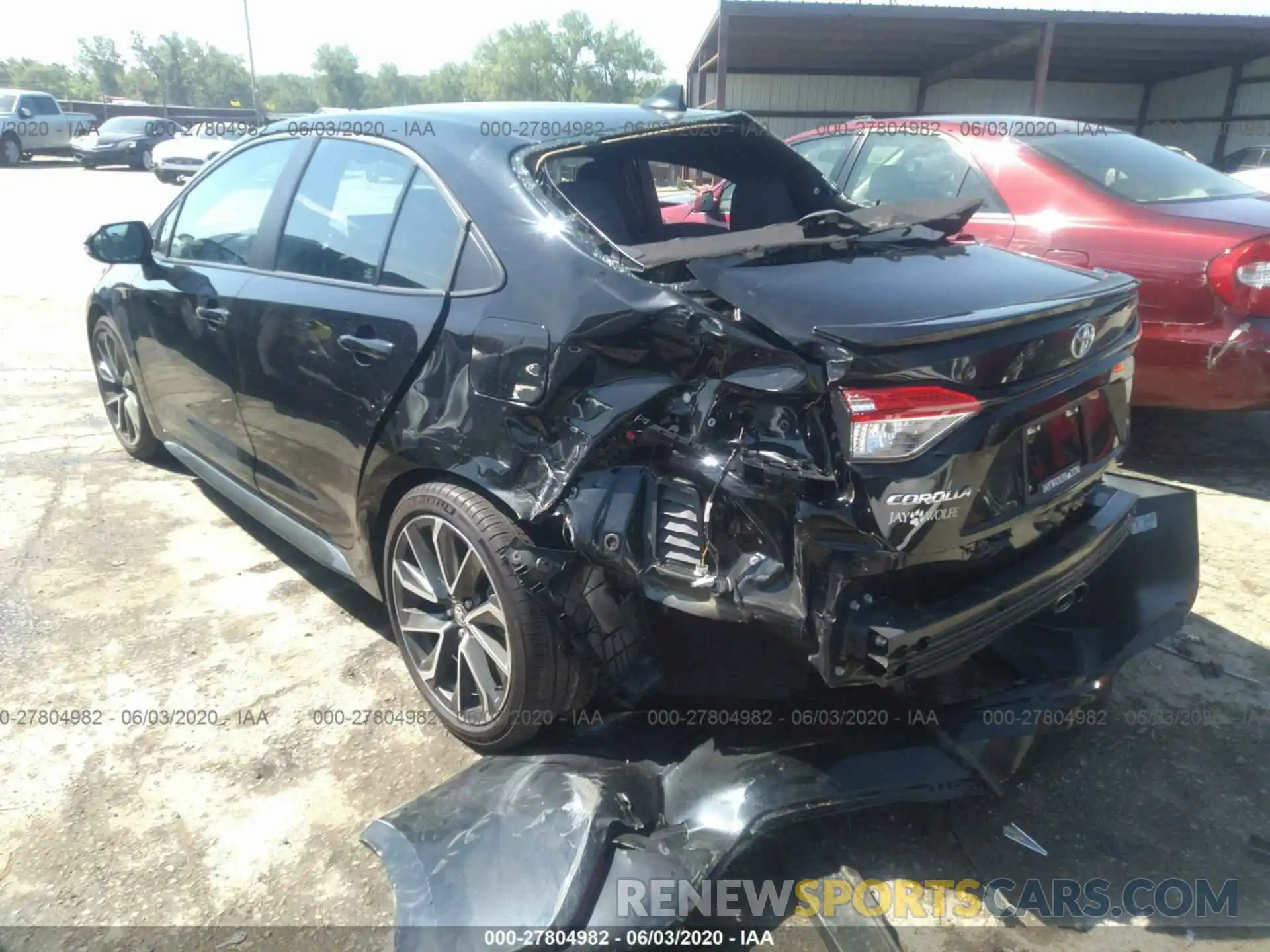 3 Photograph of a damaged car 5YFS4RCE9LP039897 TOYOTA COROLLA 2020