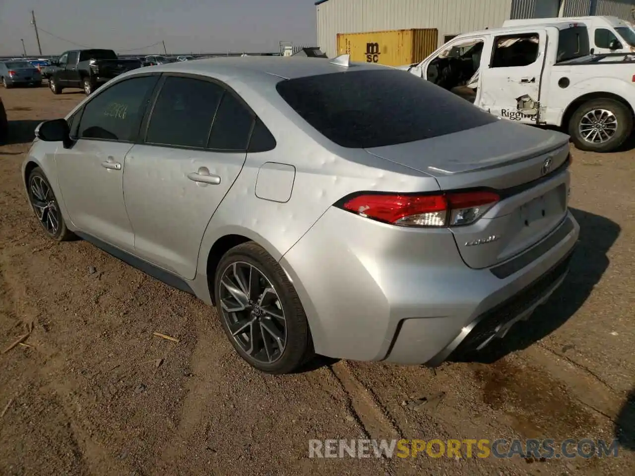 3 Photograph of a damaged car 5YFS4RCE9LP041620 TOYOTA COROLLA 2020