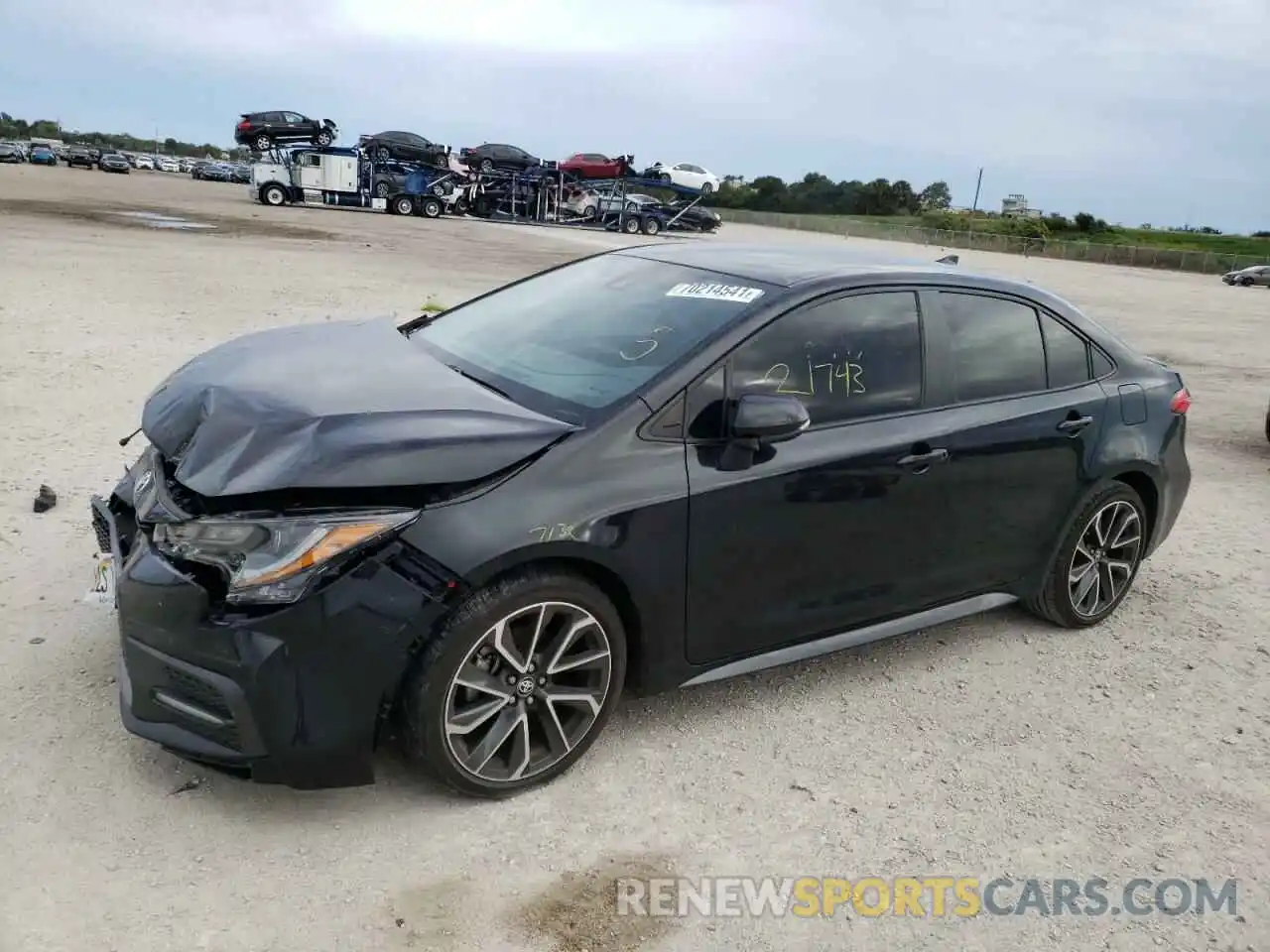 2 Photograph of a damaged car 5YFS4RCE9LP042671 TOYOTA COROLLA 2020