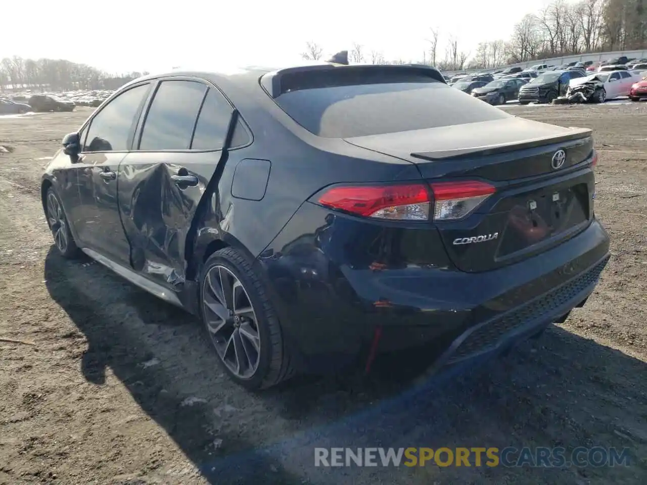 3 Photograph of a damaged car 5YFS4RCE9LP043092 TOYOTA COROLLA 2020