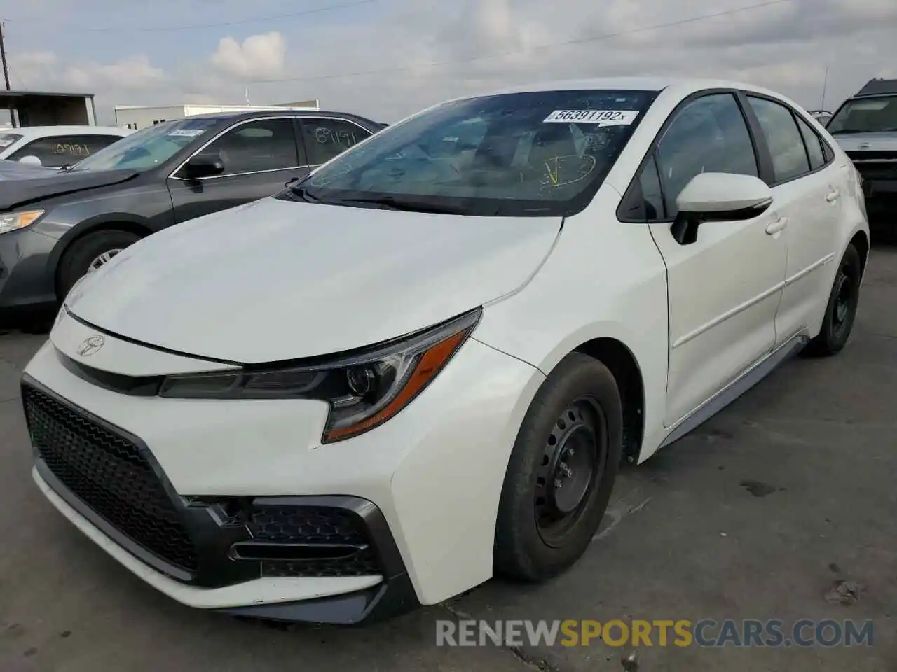 2 Photograph of a damaged car 5YFS4RCE9LP044193 TOYOTA COROLLA 2020