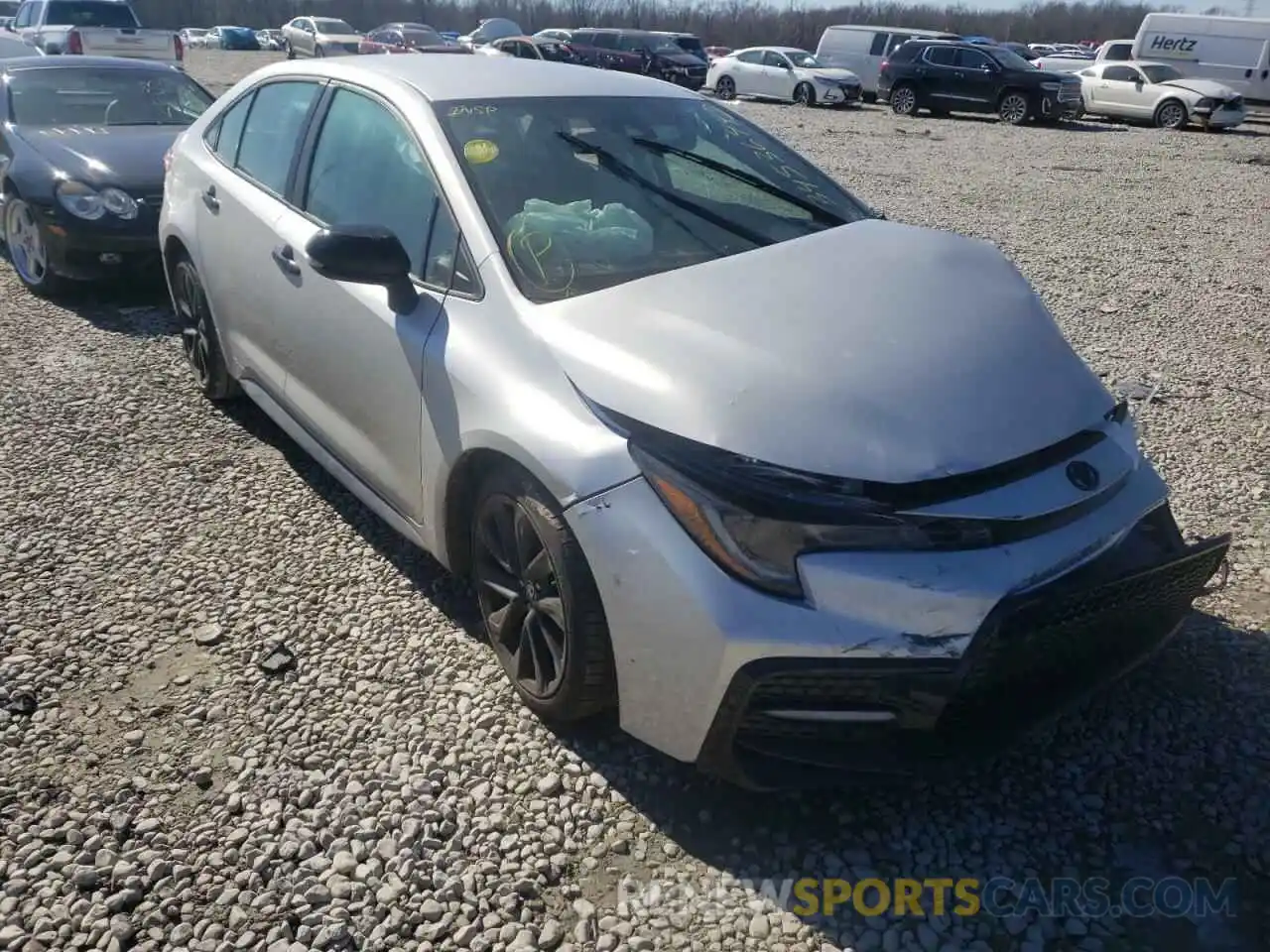 1 Photograph of a damaged car 5YFS4RCE9LP045750 TOYOTA COROLLA 2020