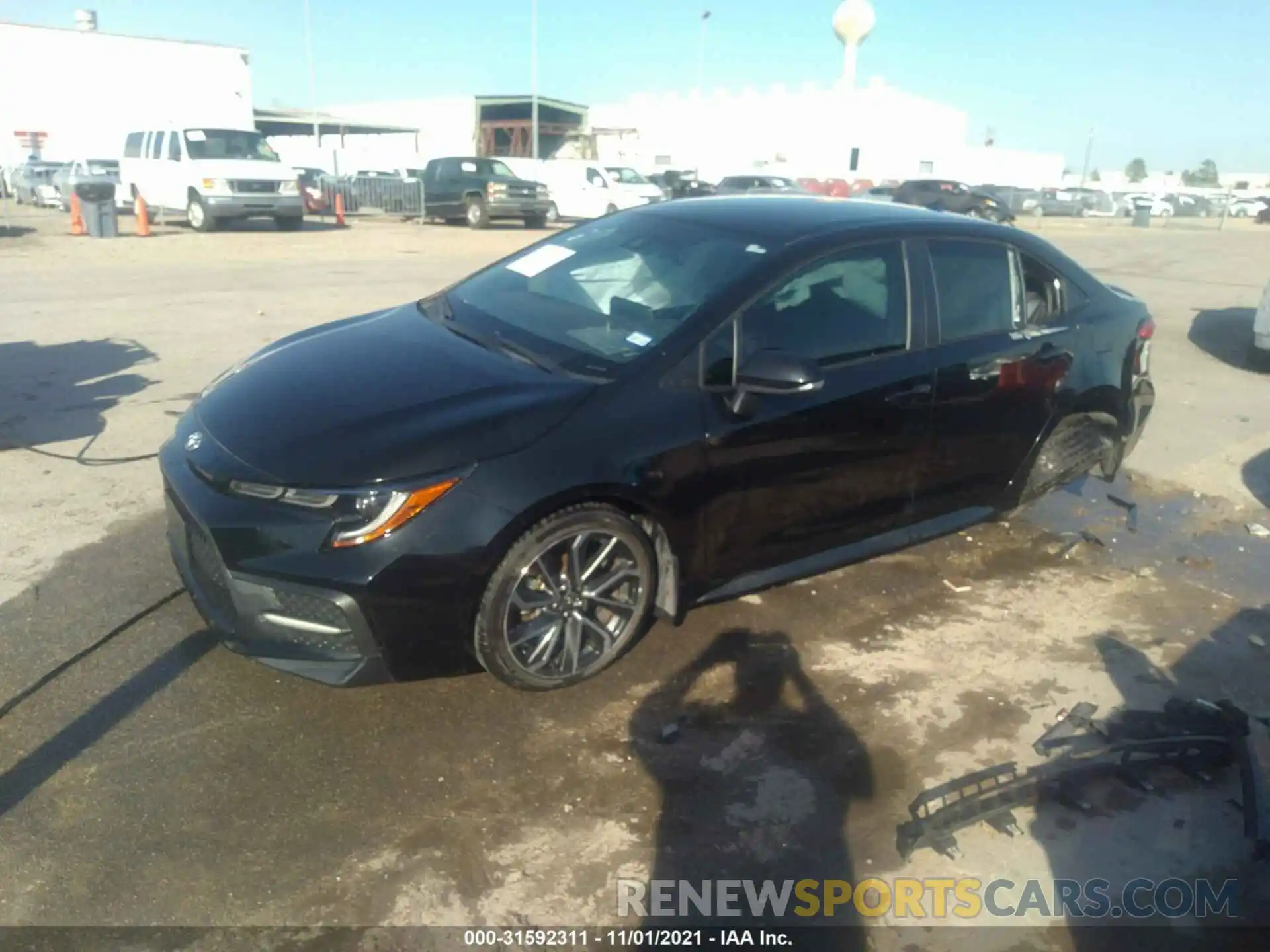 2 Photograph of a damaged car 5YFS4RCE9LP046087 TOYOTA COROLLA 2020