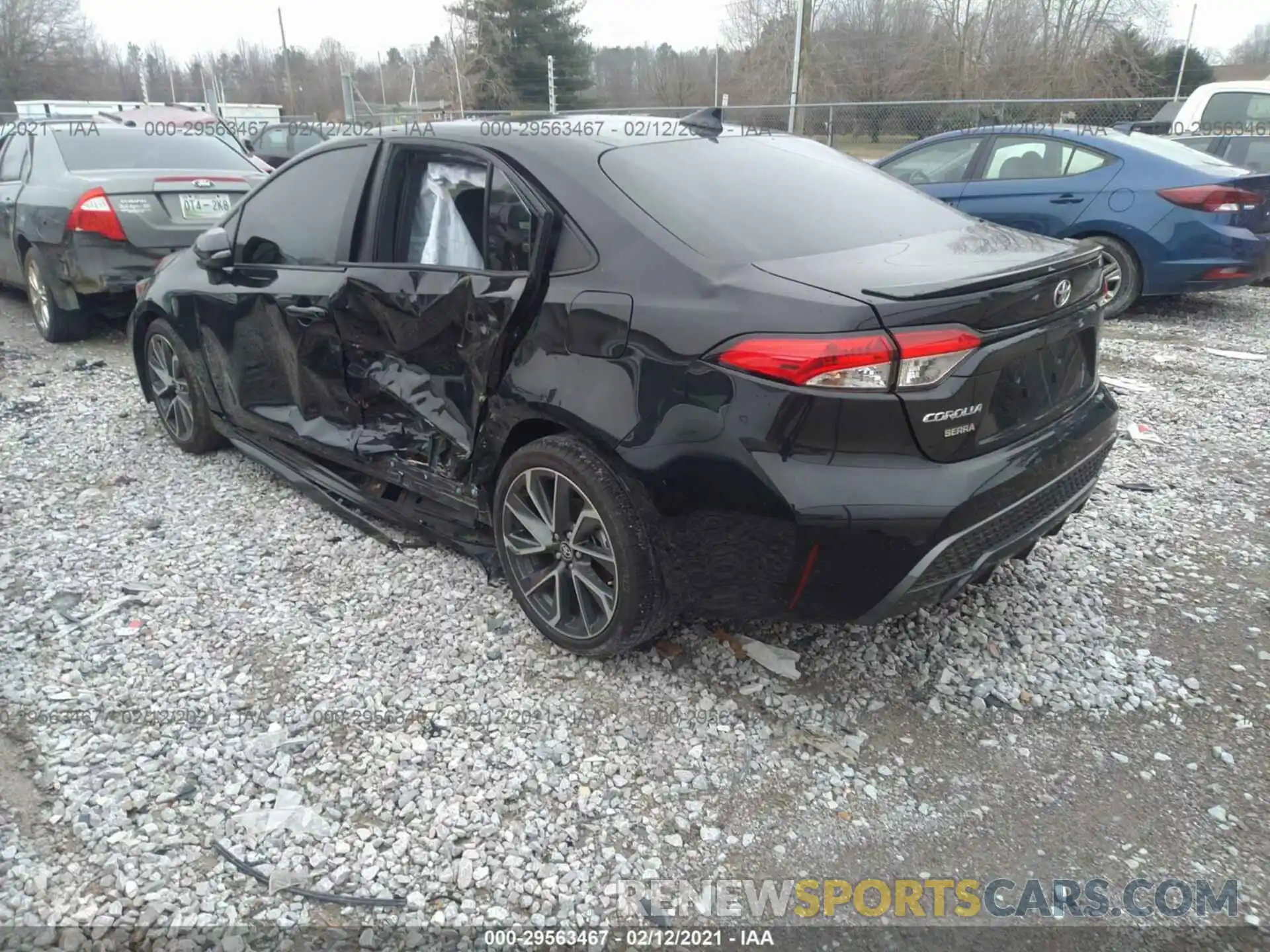 3 Photograph of a damaged car 5YFS4RCE9LP047014 TOYOTA COROLLA 2020