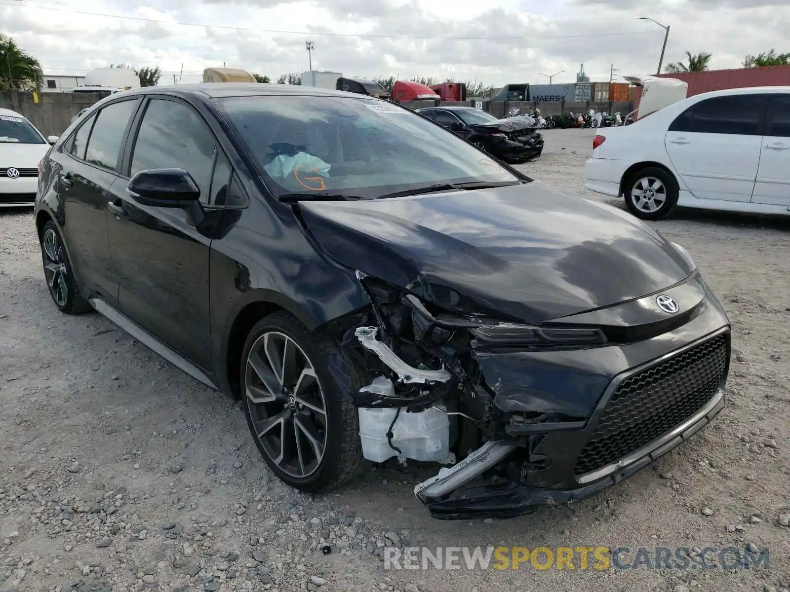 1 Photograph of a damaged car 5YFS4RCE9LP048339 TOYOTA COROLLA 2020