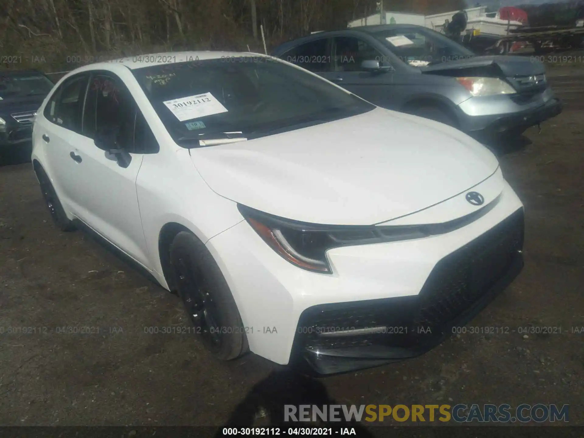 1 Photograph of a damaged car 5YFS4RCE9LP048678 TOYOTA COROLLA 2020