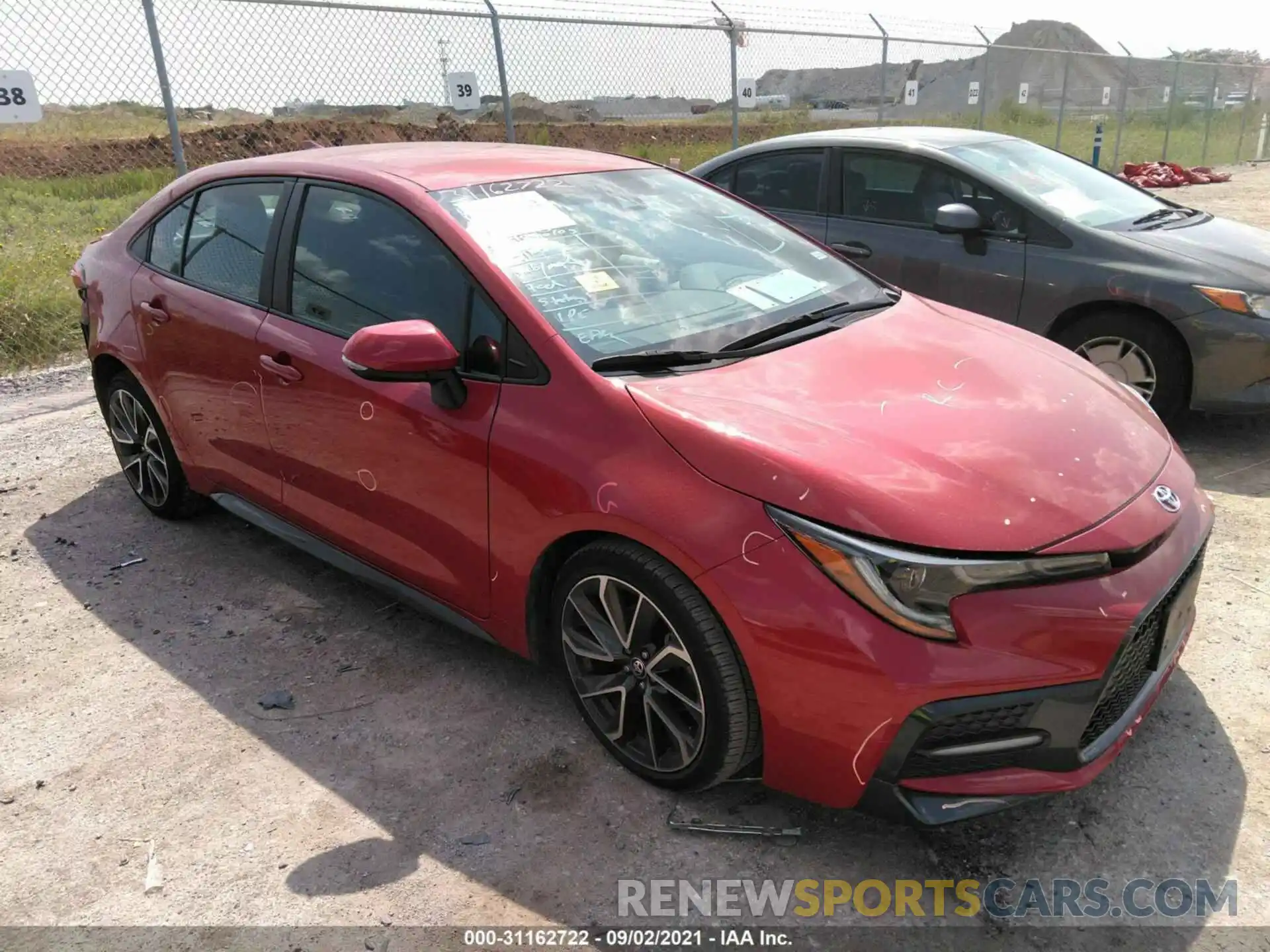 1 Photograph of a damaged car 5YFS4RCE9LP048700 TOYOTA COROLLA 2020