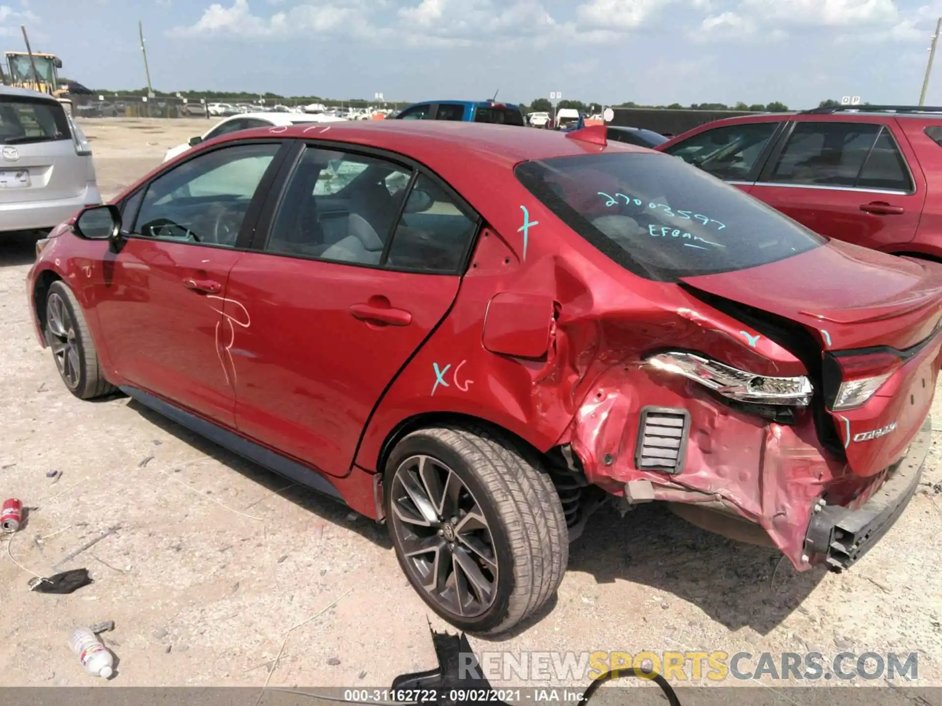 6 Photograph of a damaged car 5YFS4RCE9LP048700 TOYOTA COROLLA 2020