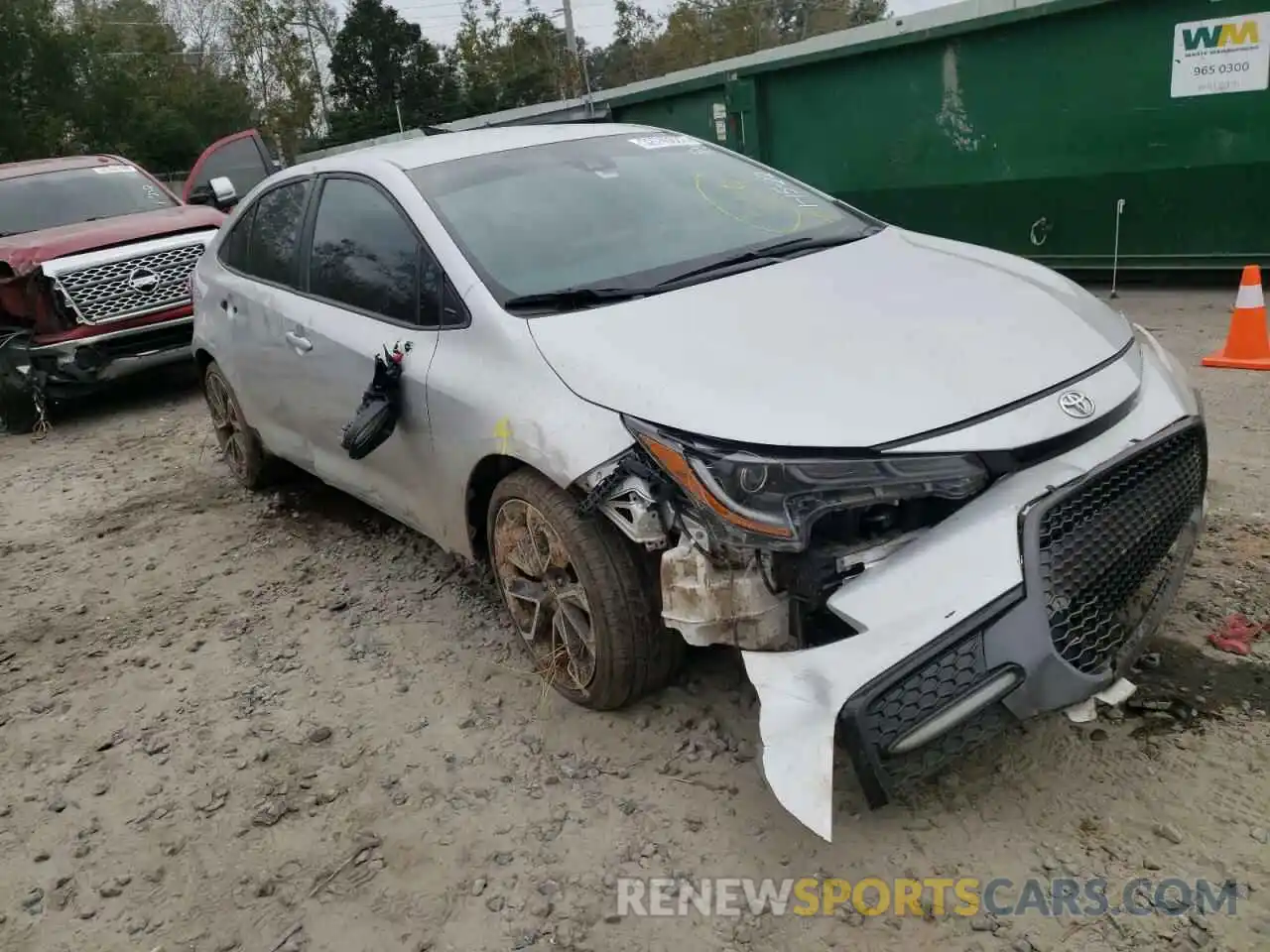 1 Photograph of a damaged car 5YFS4RCE9LP049037 TOYOTA COROLLA 2020