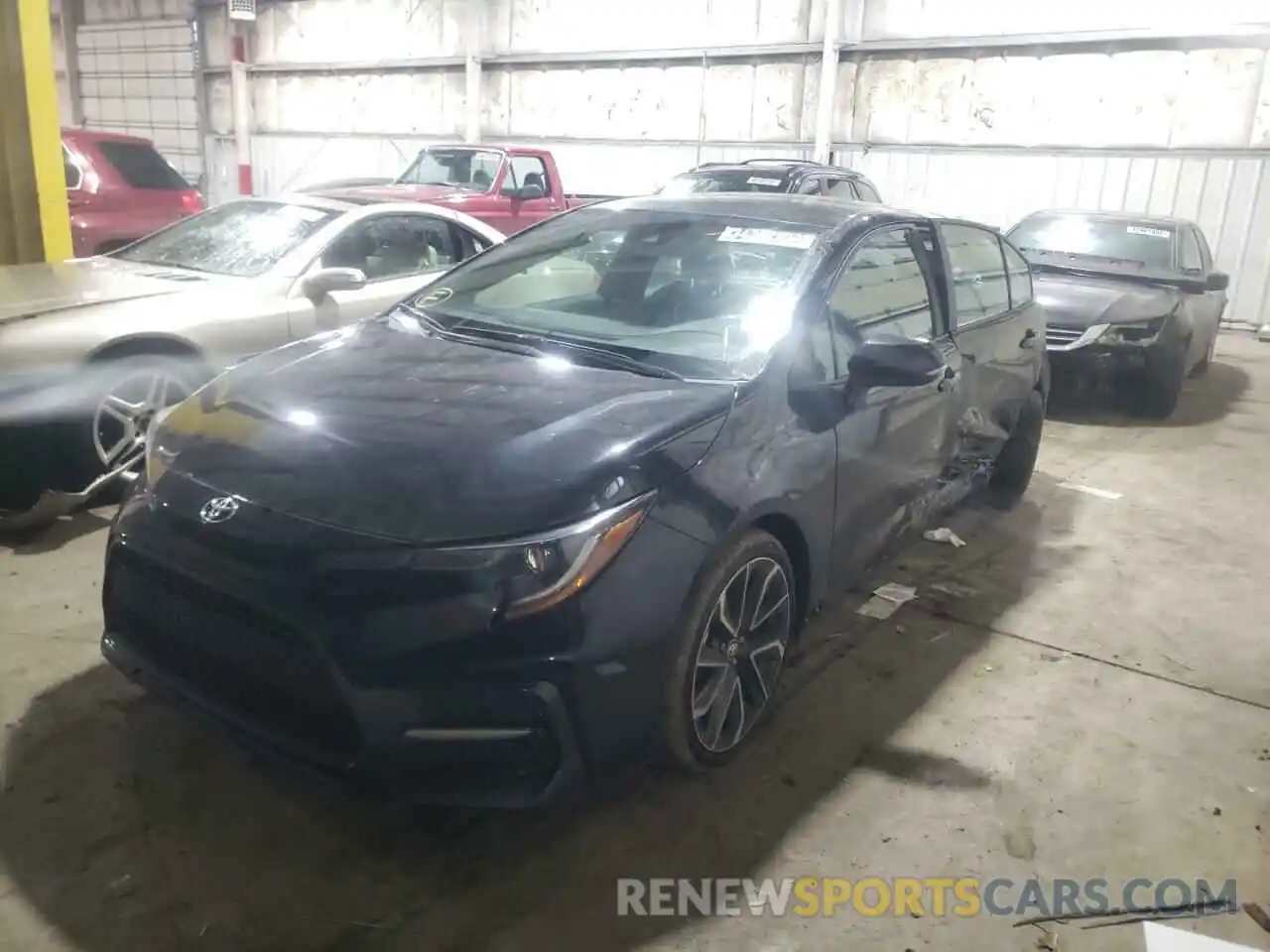 2 Photograph of a damaged car 5YFS4RCE9LP050172 TOYOTA COROLLA 2020