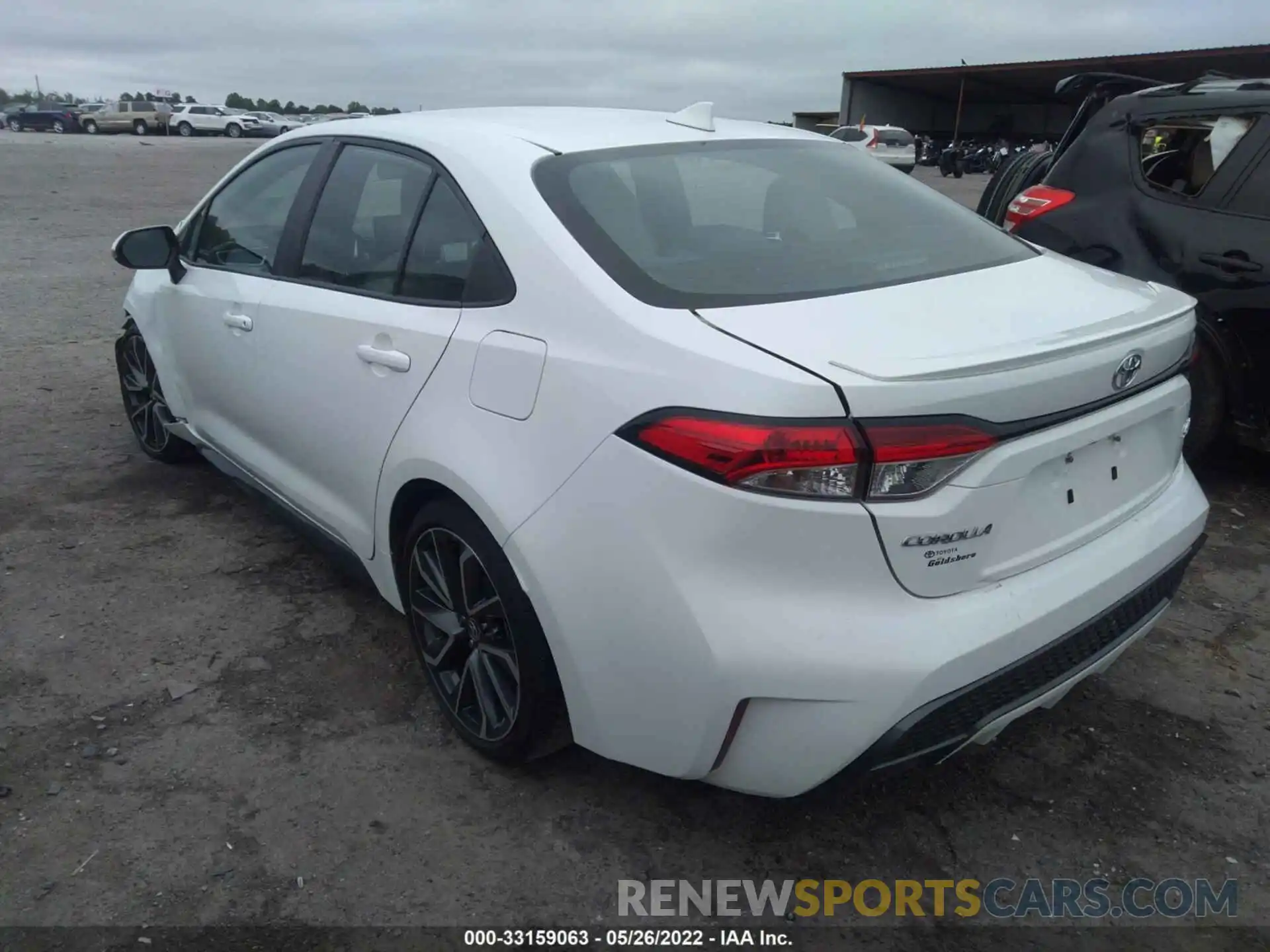 3 Photograph of a damaged car 5YFS4RCE9LP050995 TOYOTA COROLLA 2020