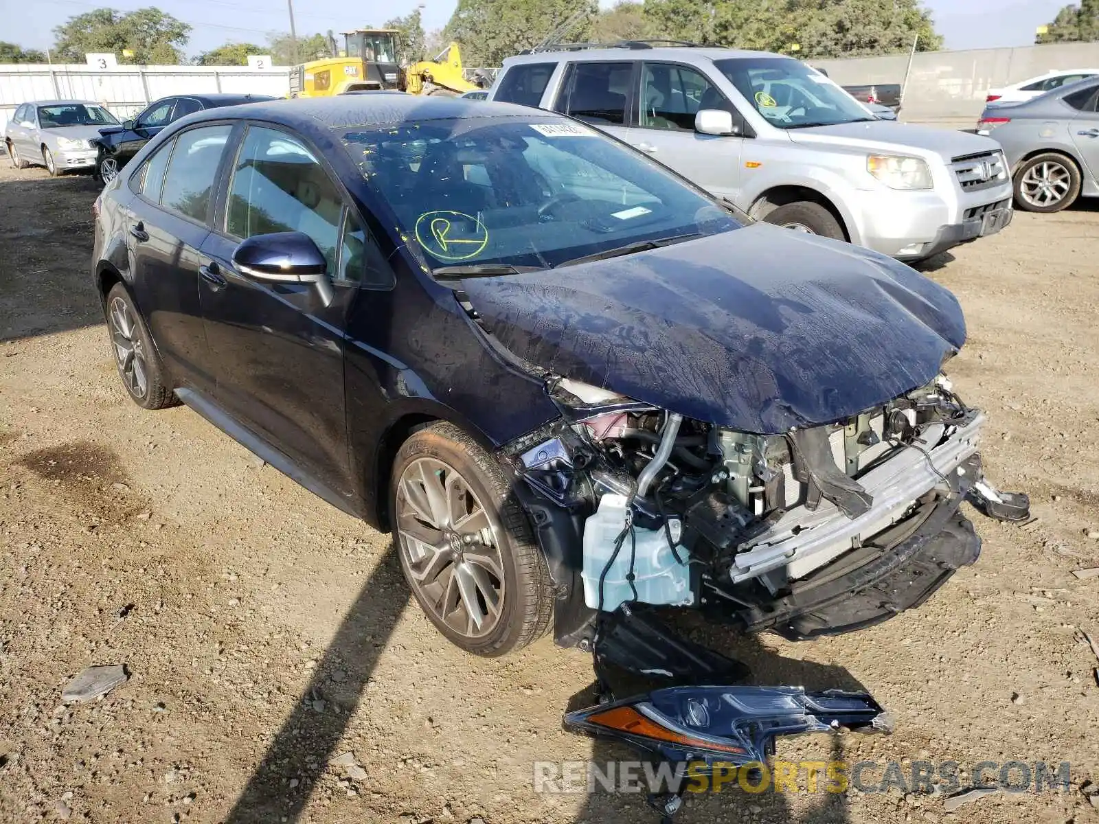 1 Photograph of a damaged car 5YFS4RCE9LP051029 TOYOTA COROLLA 2020