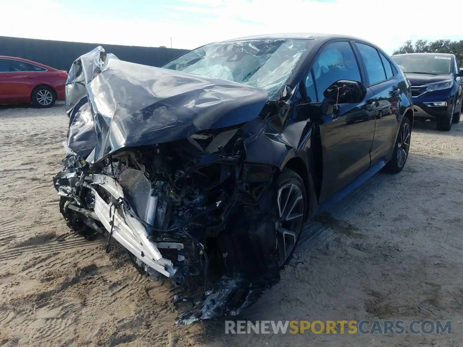 2 Photograph of a damaged car 5YFS4RCE9LP051600 TOYOTA COROLLA 2020