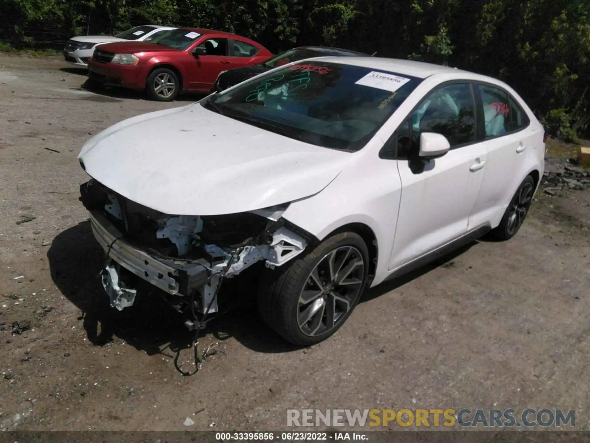 2 Photograph of a damaged car 5YFS4RCE9LP052763 TOYOTA COROLLA 2020