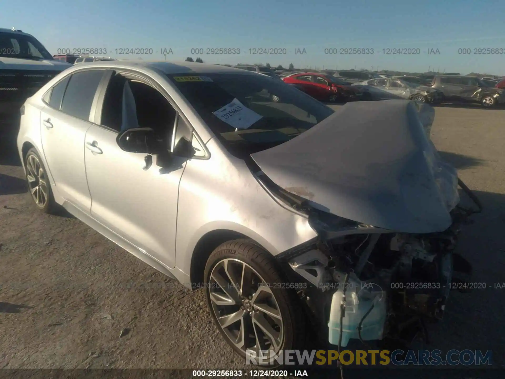 1 Photograph of a damaged car 5YFS4RCE9LP055548 TOYOTA COROLLA 2020