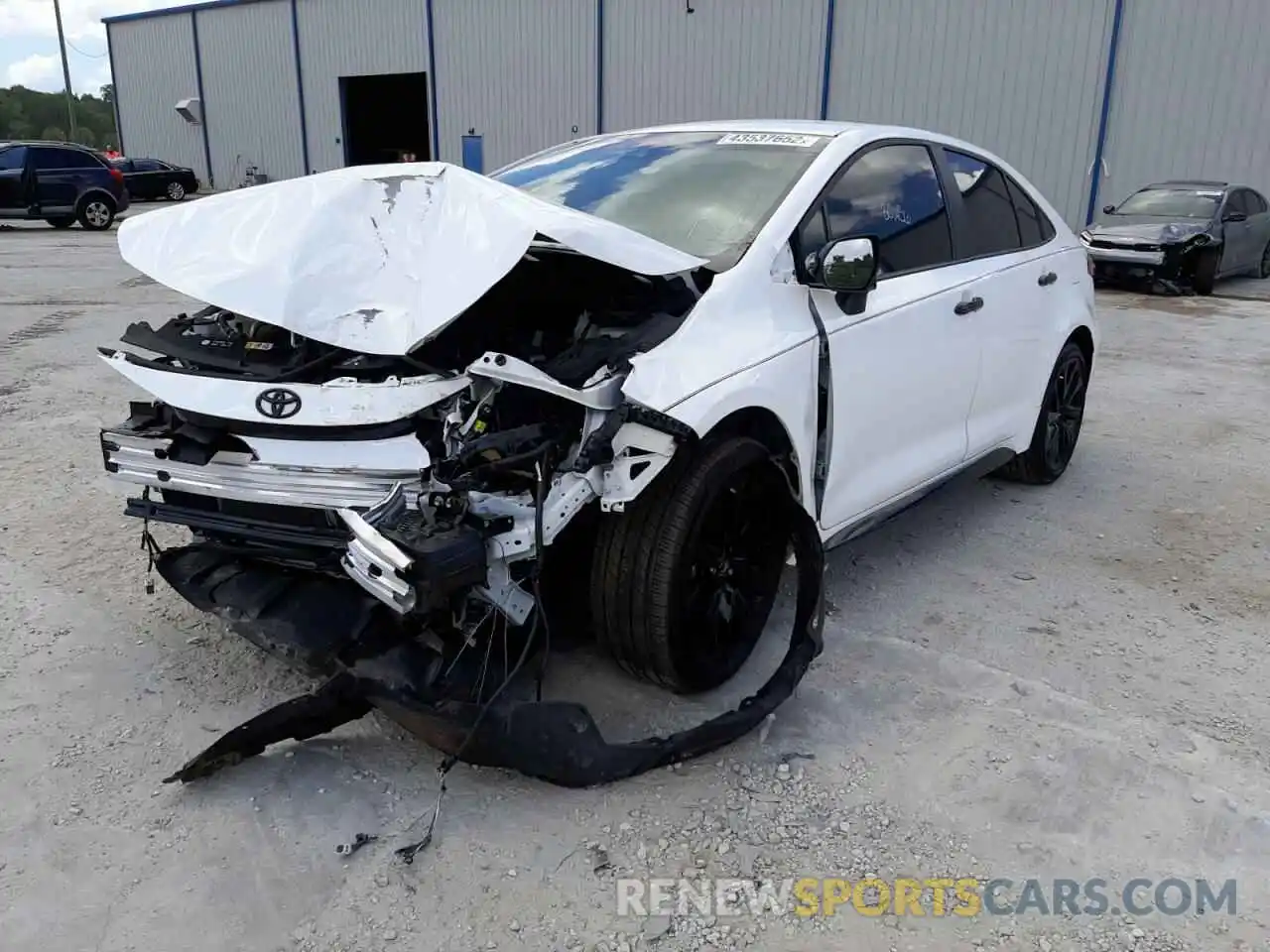 2 Photograph of a damaged car 5YFS4RCE9LP055792 TOYOTA COROLLA 2020